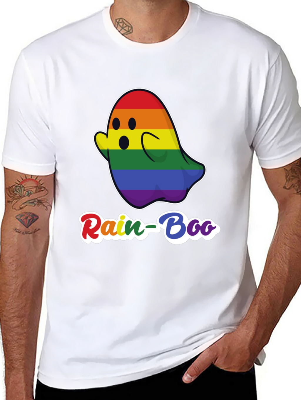 Rain-Boo Pride Ghost T-Shirt
