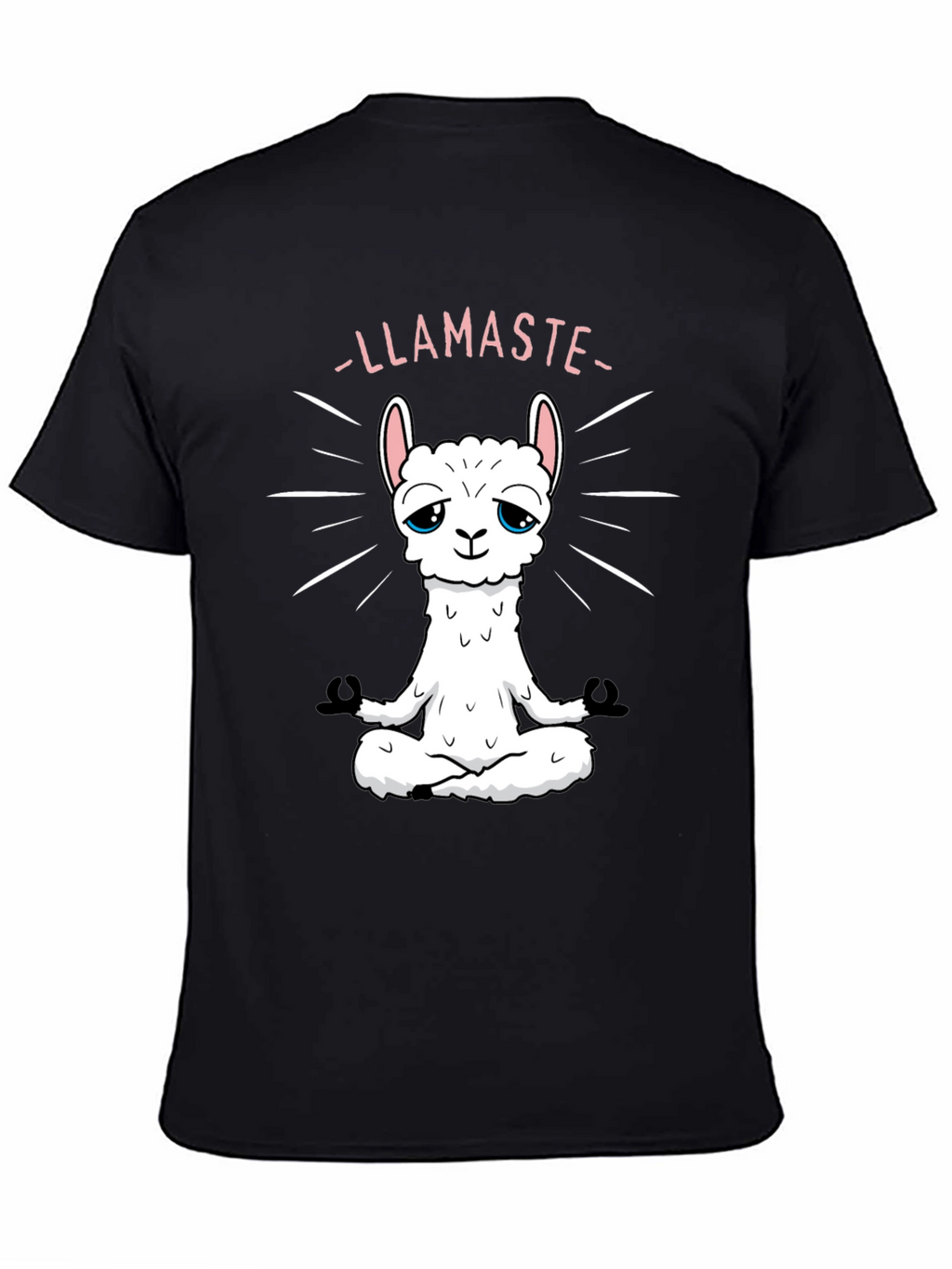 Llamaste Yoga Black T-Shirt