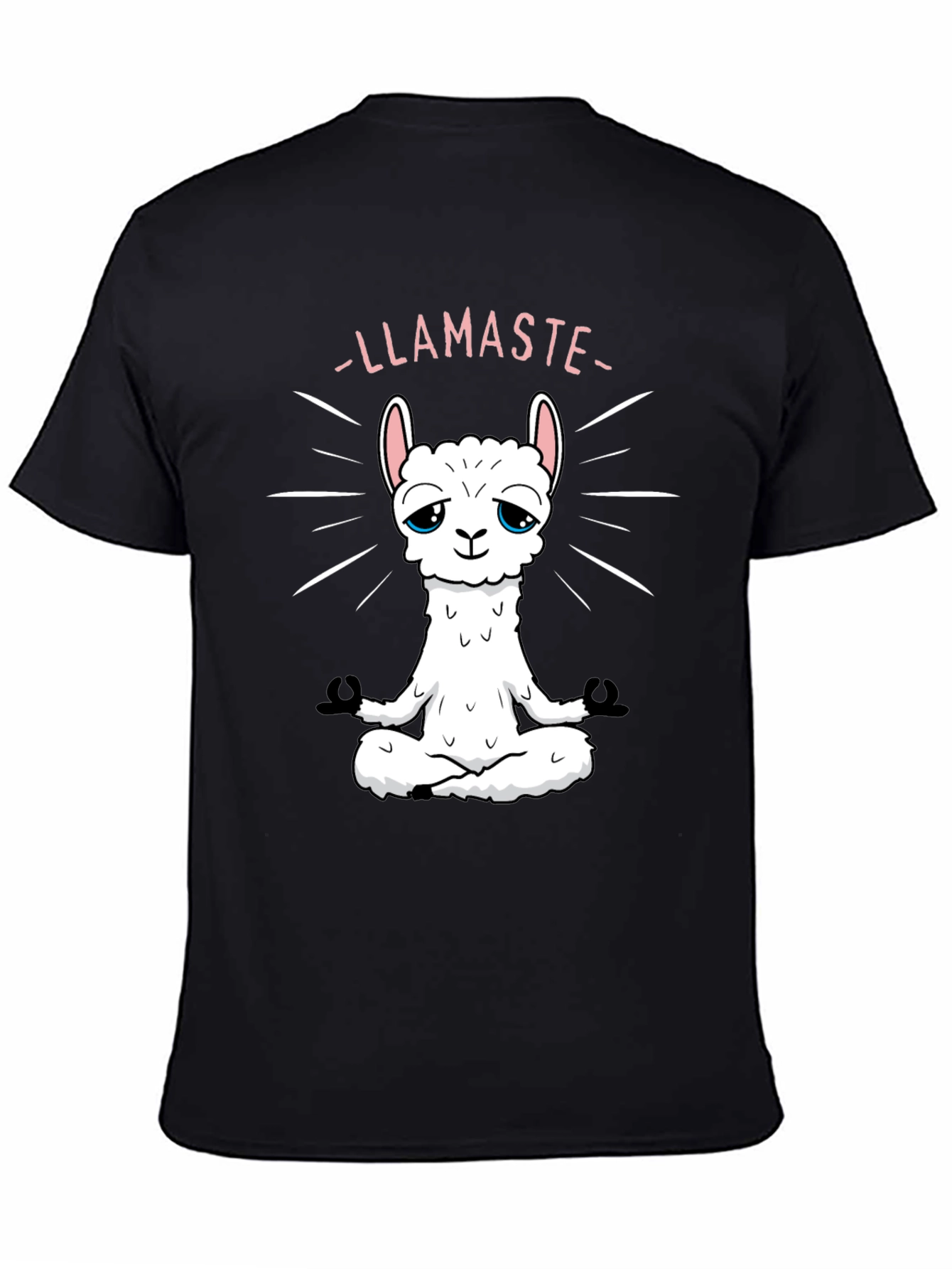 Llamaste Yoga Black T-Shirt