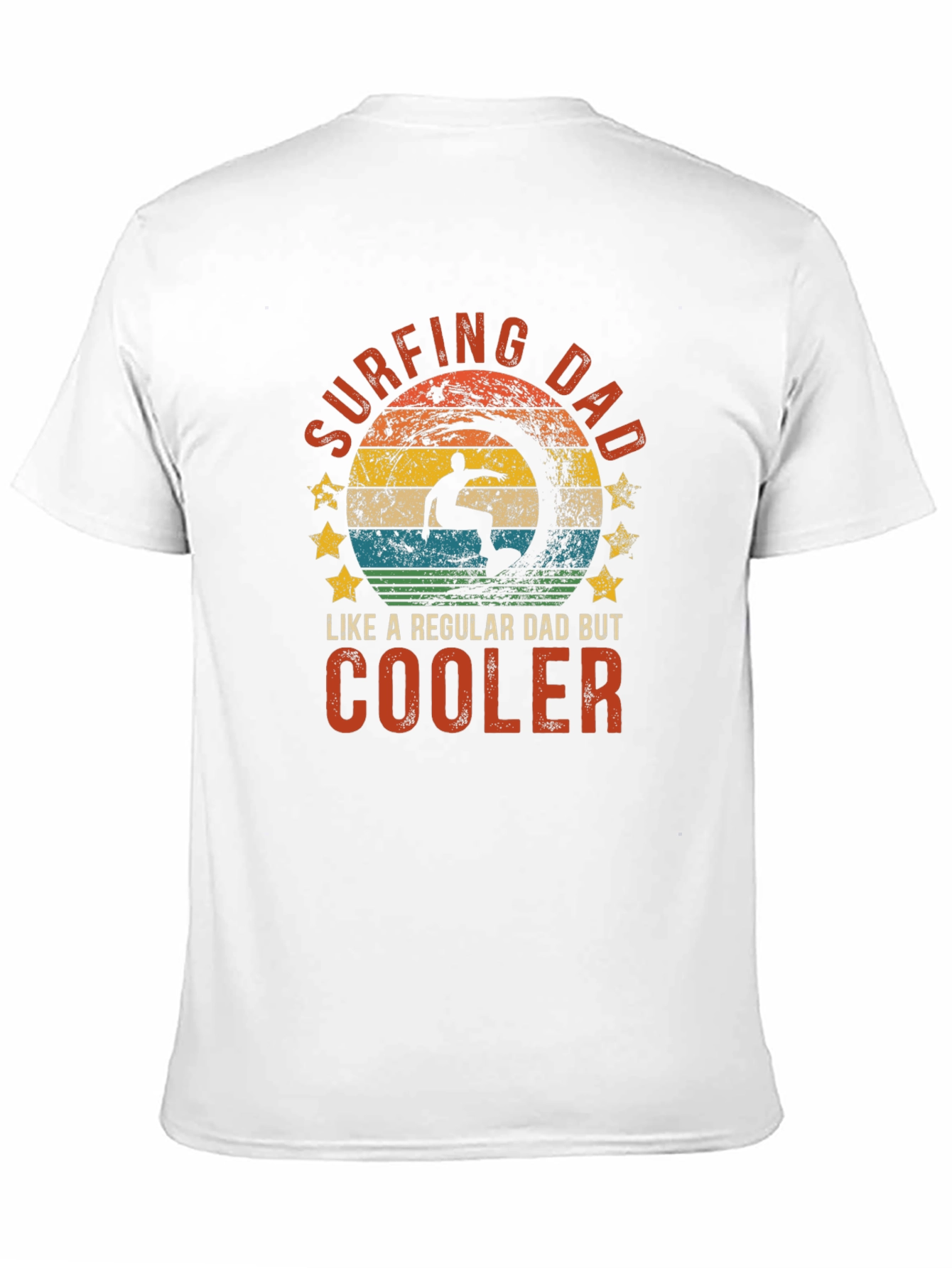 Surfing Dad T-Shirt - Cool Dad Tee