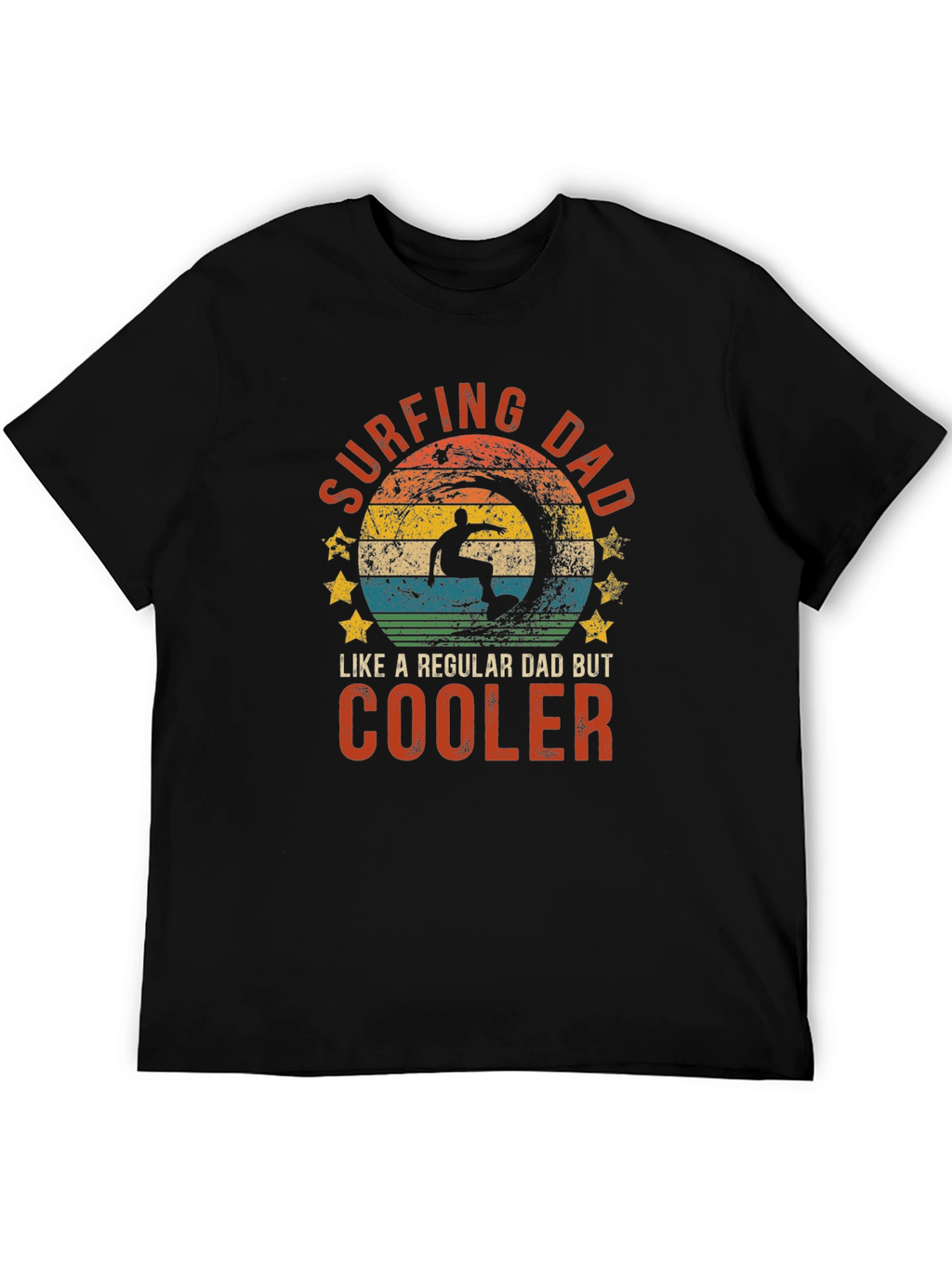 Surfing Dad T-Shirt - Cool Dad Tee