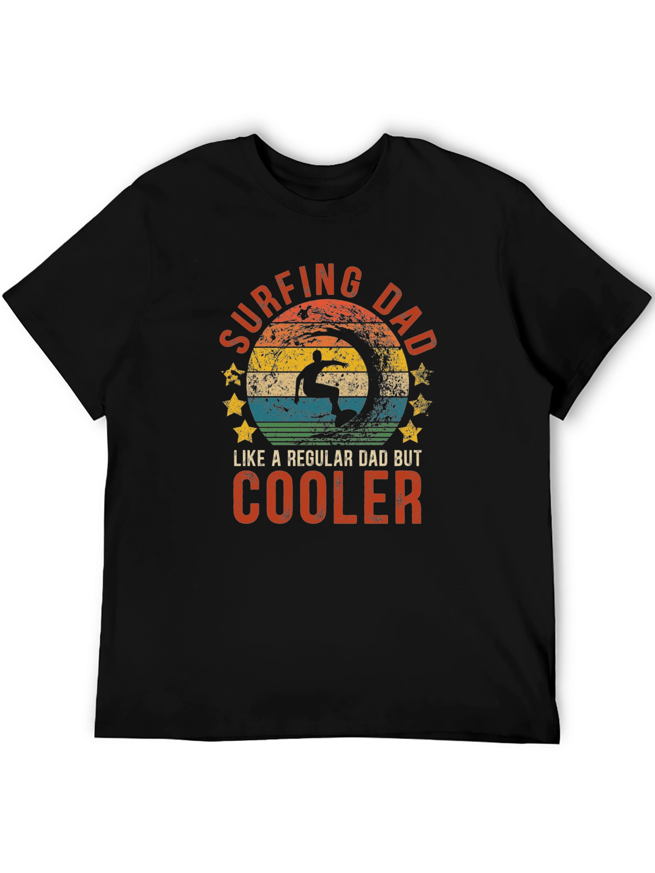 Surfing Dad T-Shirt - Cool Dad Tee