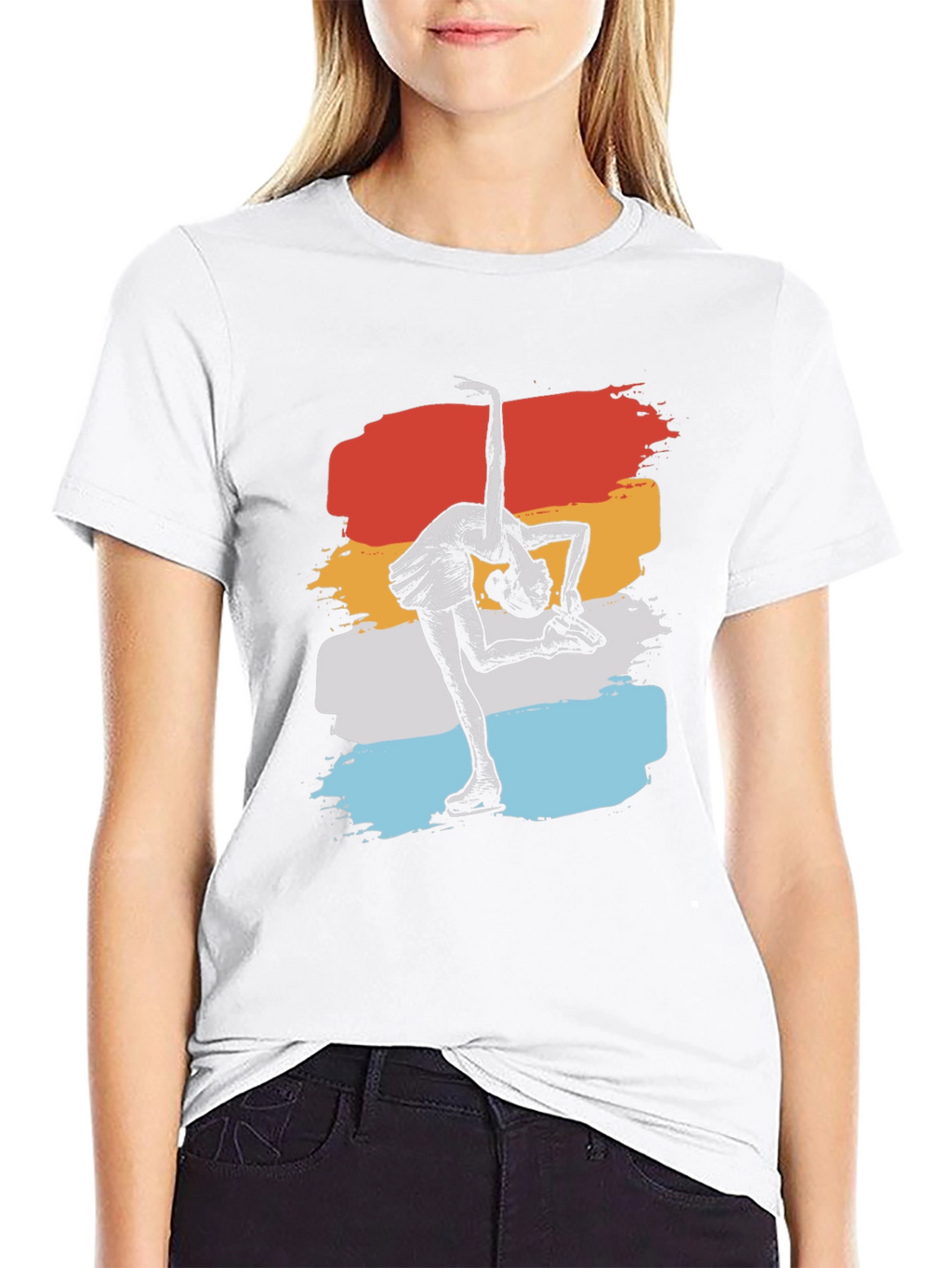 Figure Skating Retro T-Shirt