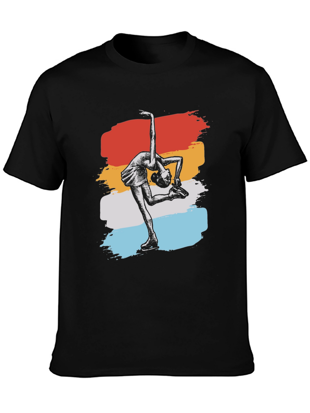 Figure Skating Retro T-Shirt