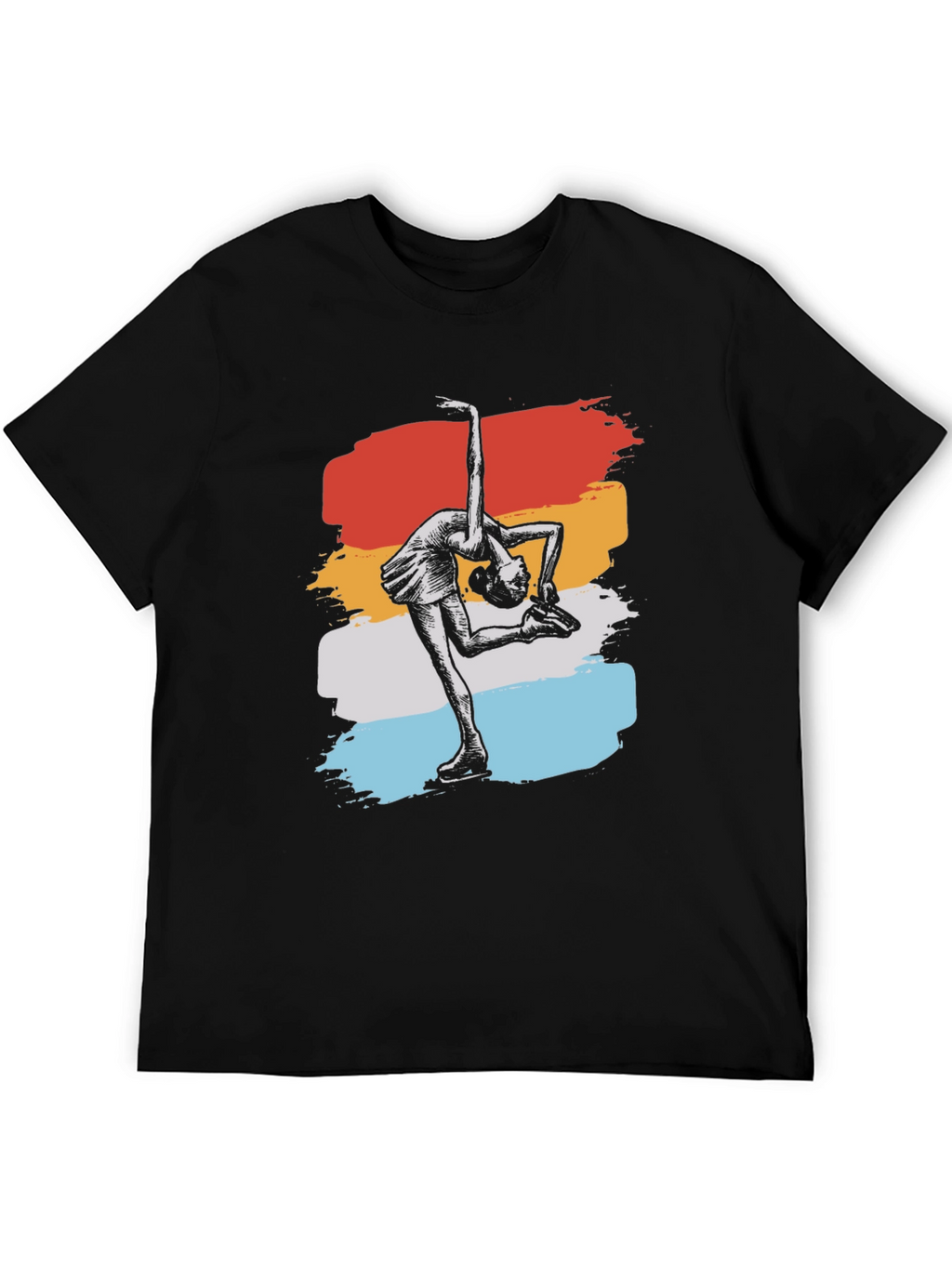 Figure Skating Retro T-Shirt