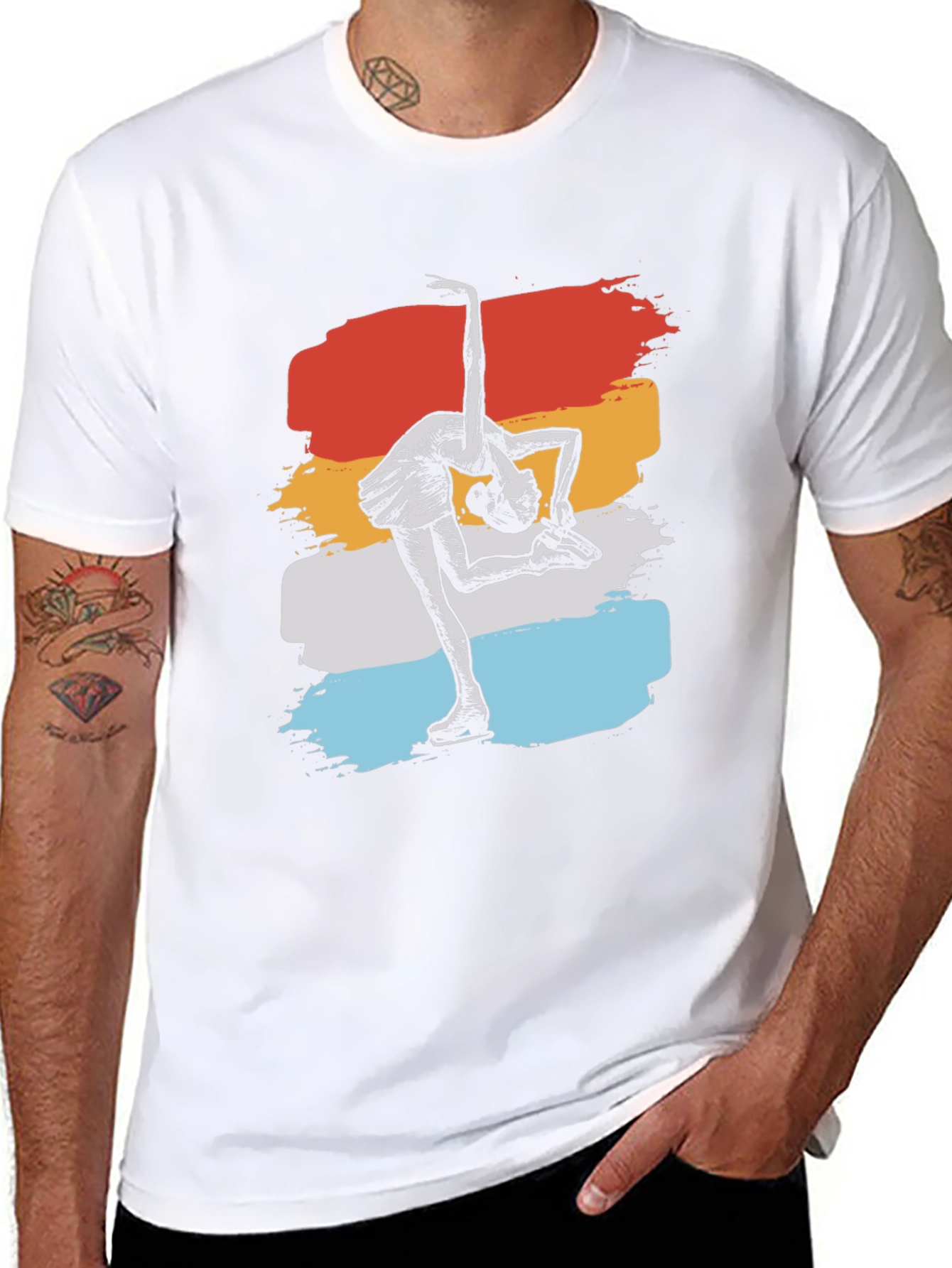 Figure Skating Retro T-Shirt