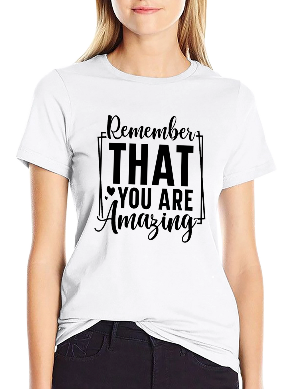 Remember You Are Amazing Black T-Shirt
