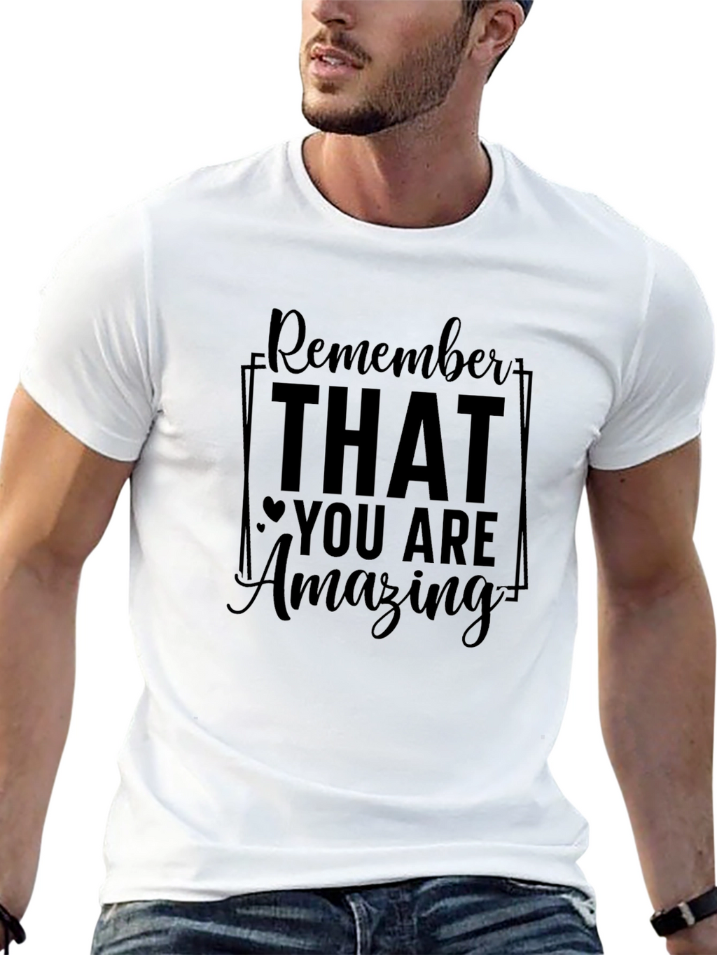 Remember You Are Amazing Black T-Shirt
