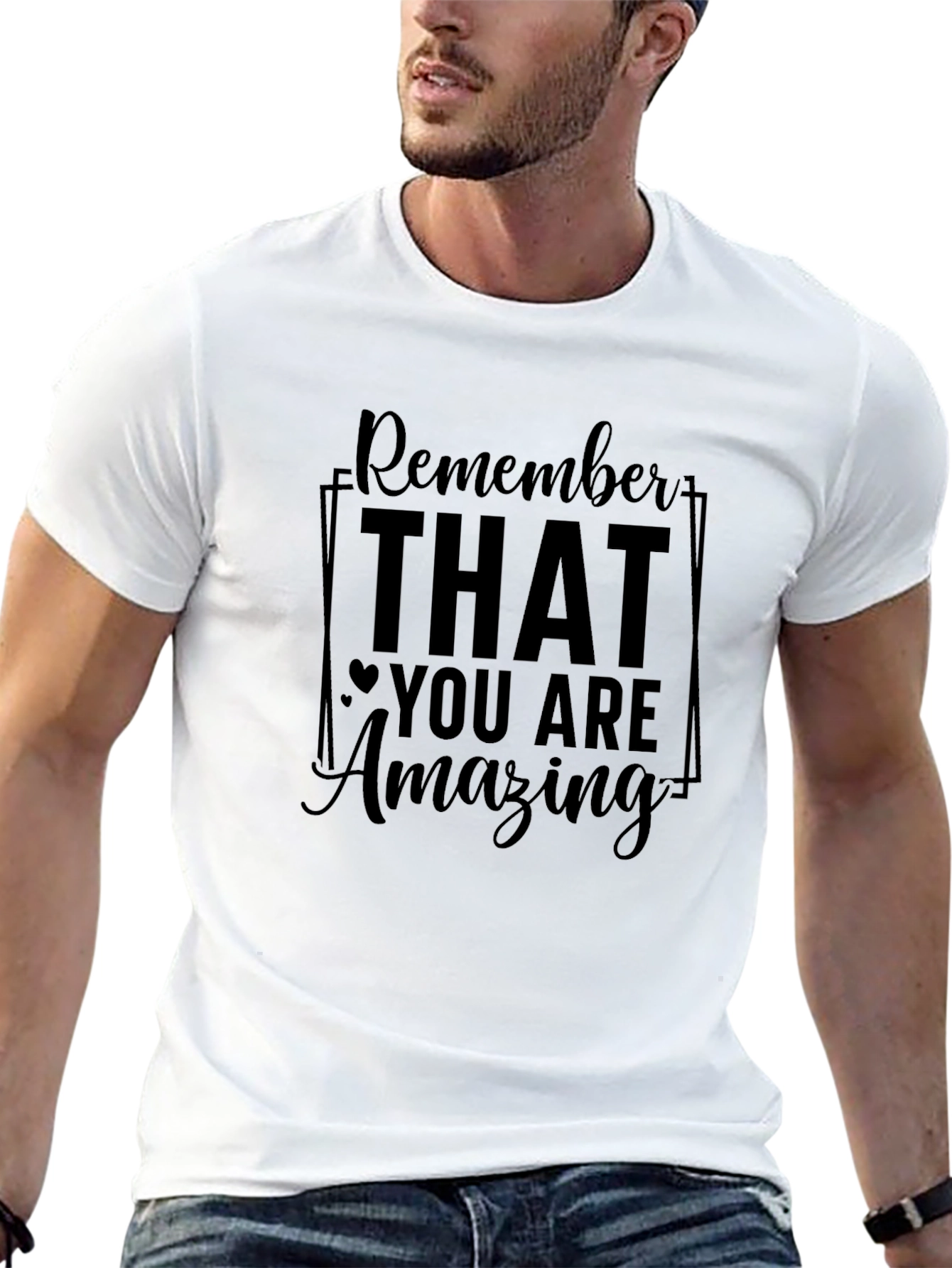 Remember You Are Amazing Black T-Shirt