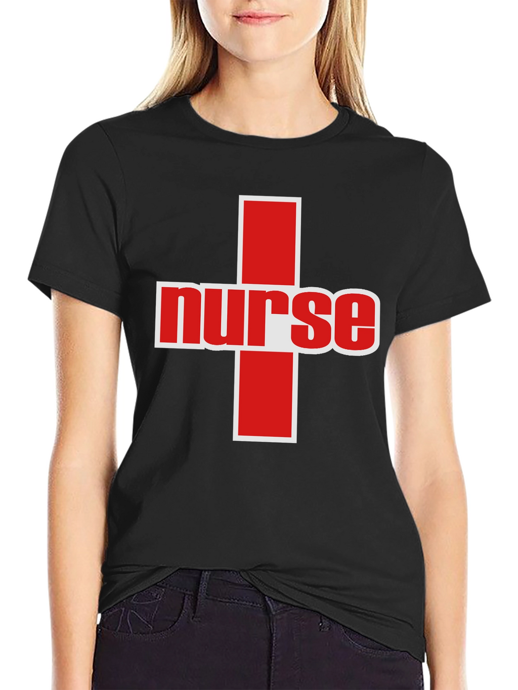 Nurse Red Cross Graphic Tee