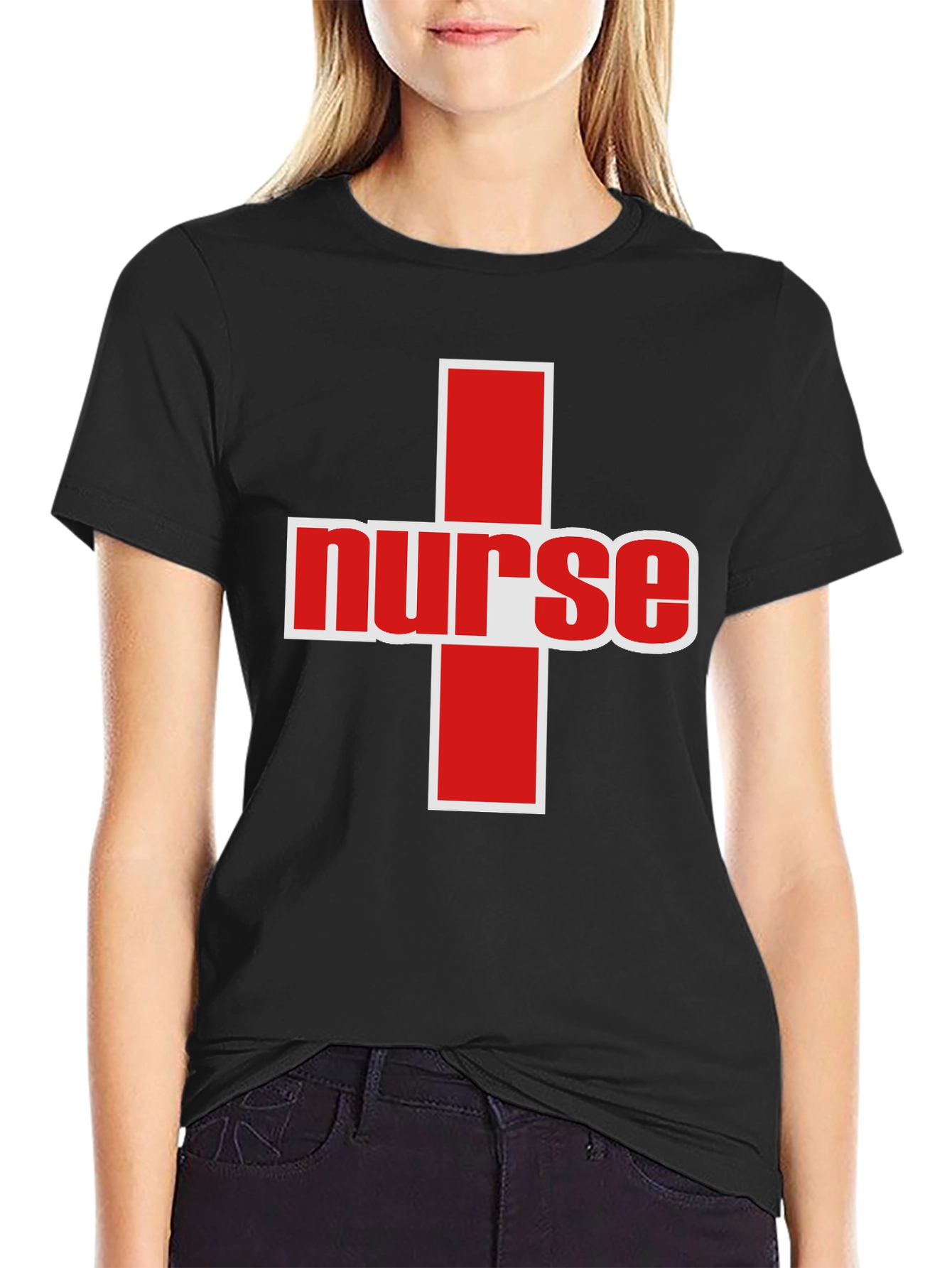 Nurse Red Cross Graphic Tee