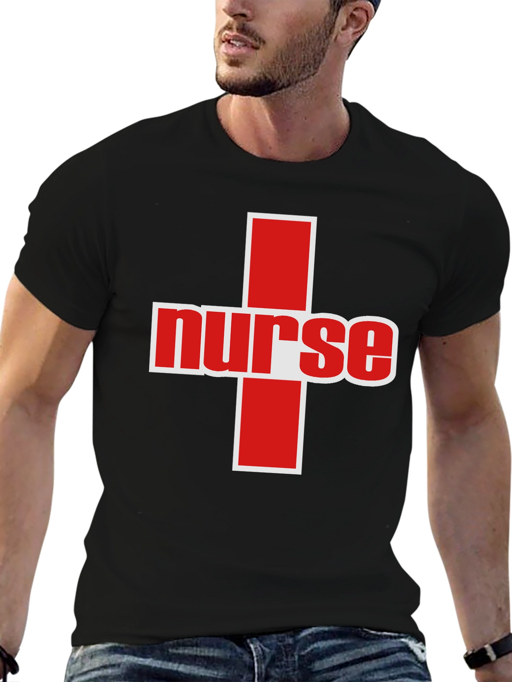 Nurse Red Cross Graphic Tee