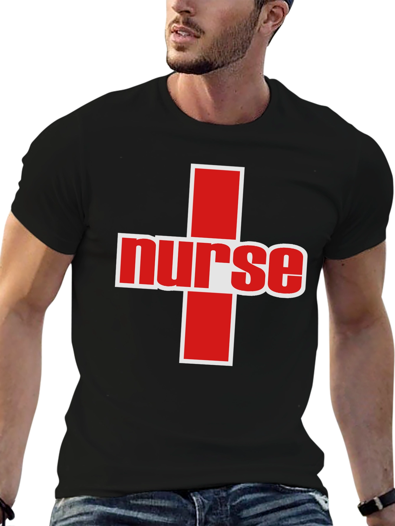 Nurse Red Cross Graphic Tee