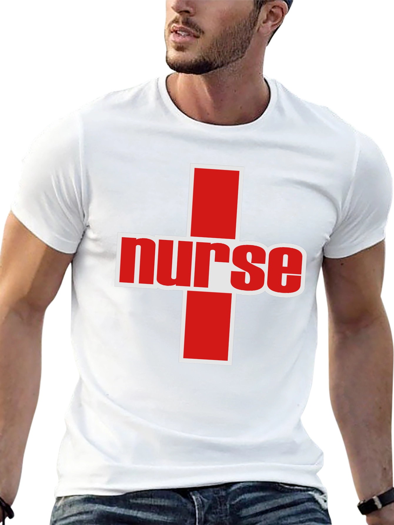Nurse Red Cross Graphic Tee