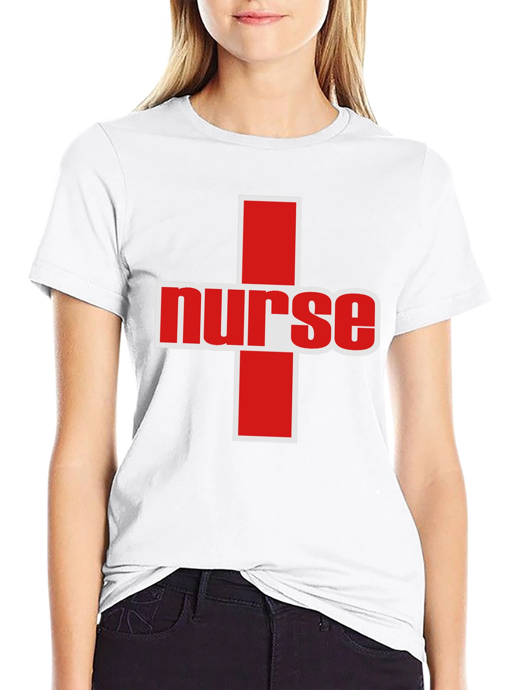Nurse Red Cross Graphic Tee