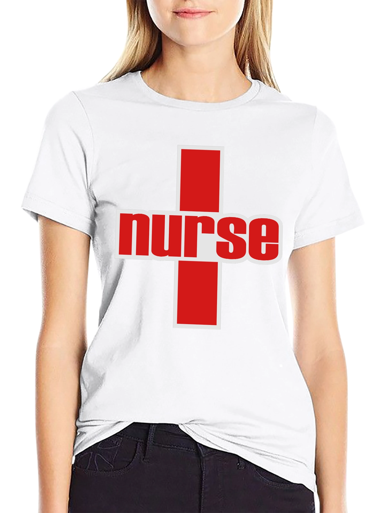 Nurse Red Cross Graphic Tee