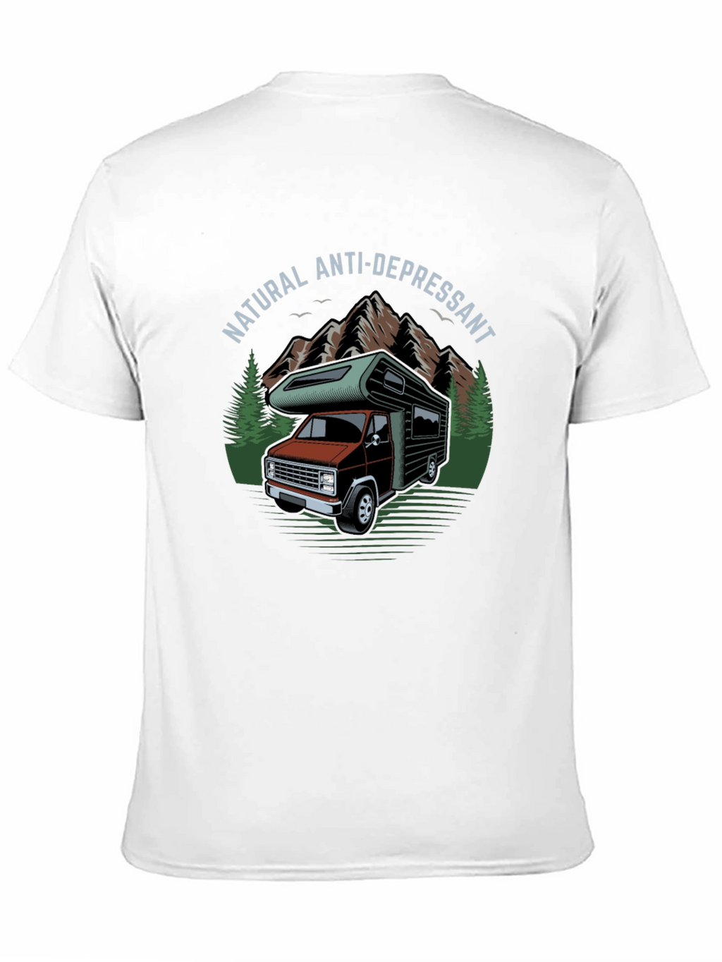 Natural Anti-Depressant Camper Van Graphic T-Shirt