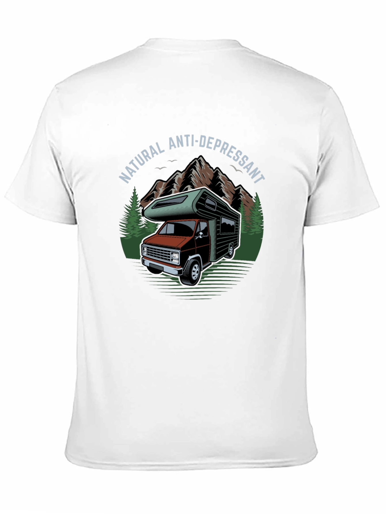 Natural Anti-Depressant Camper Van Graphic T-Shirt