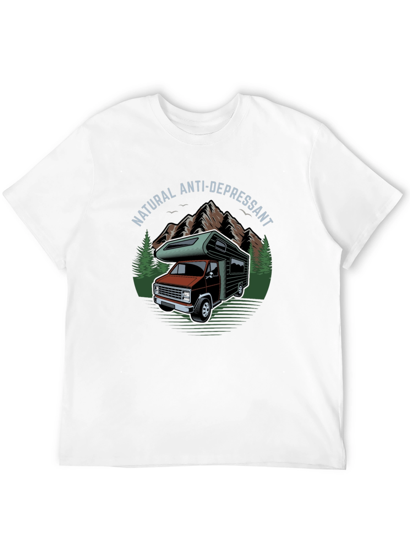 Natural Anti-Depressant Camper Van Graphic T-Shirt