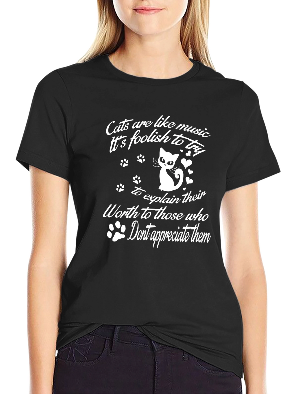 Cats are Like Music T-Shirt