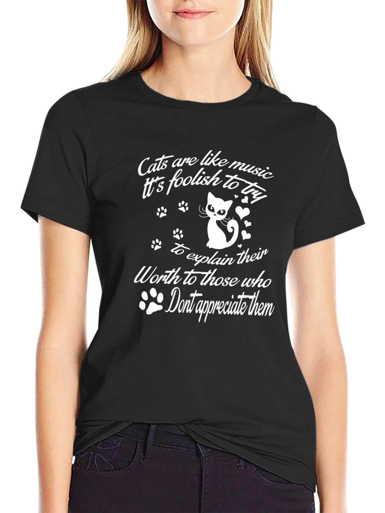 Cats are Like Music T-Shirt