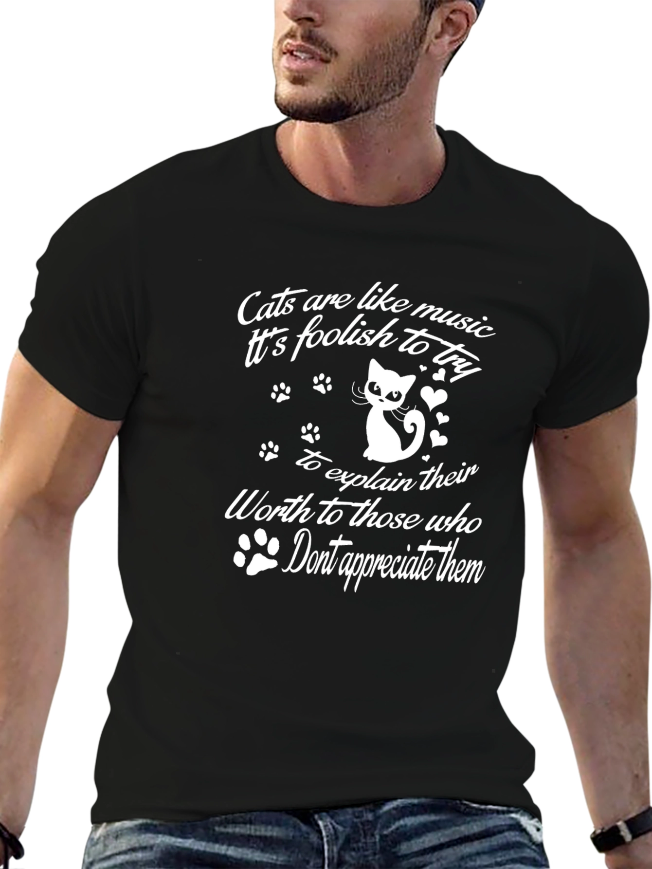 Cats are Like Music T-Shirt