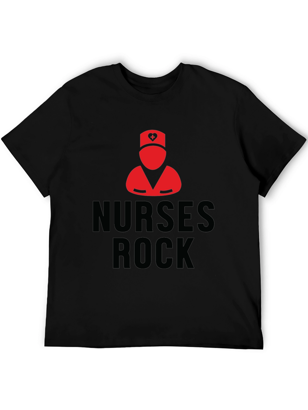Nurses Rock Black T-Shirt | Nurse Pride Apparel