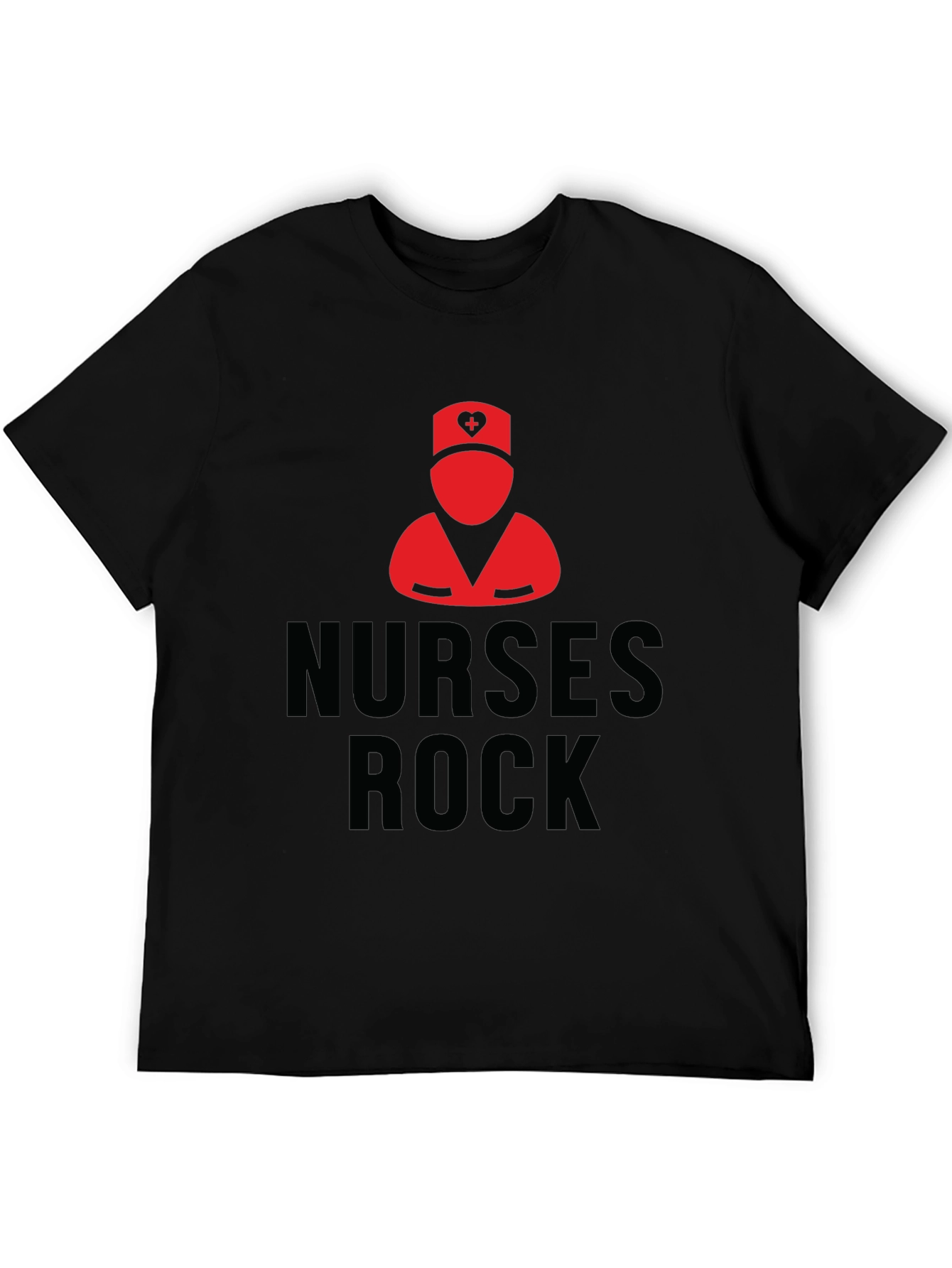 Nurses Rock Black T-Shirt | Nurse Pride Apparel
