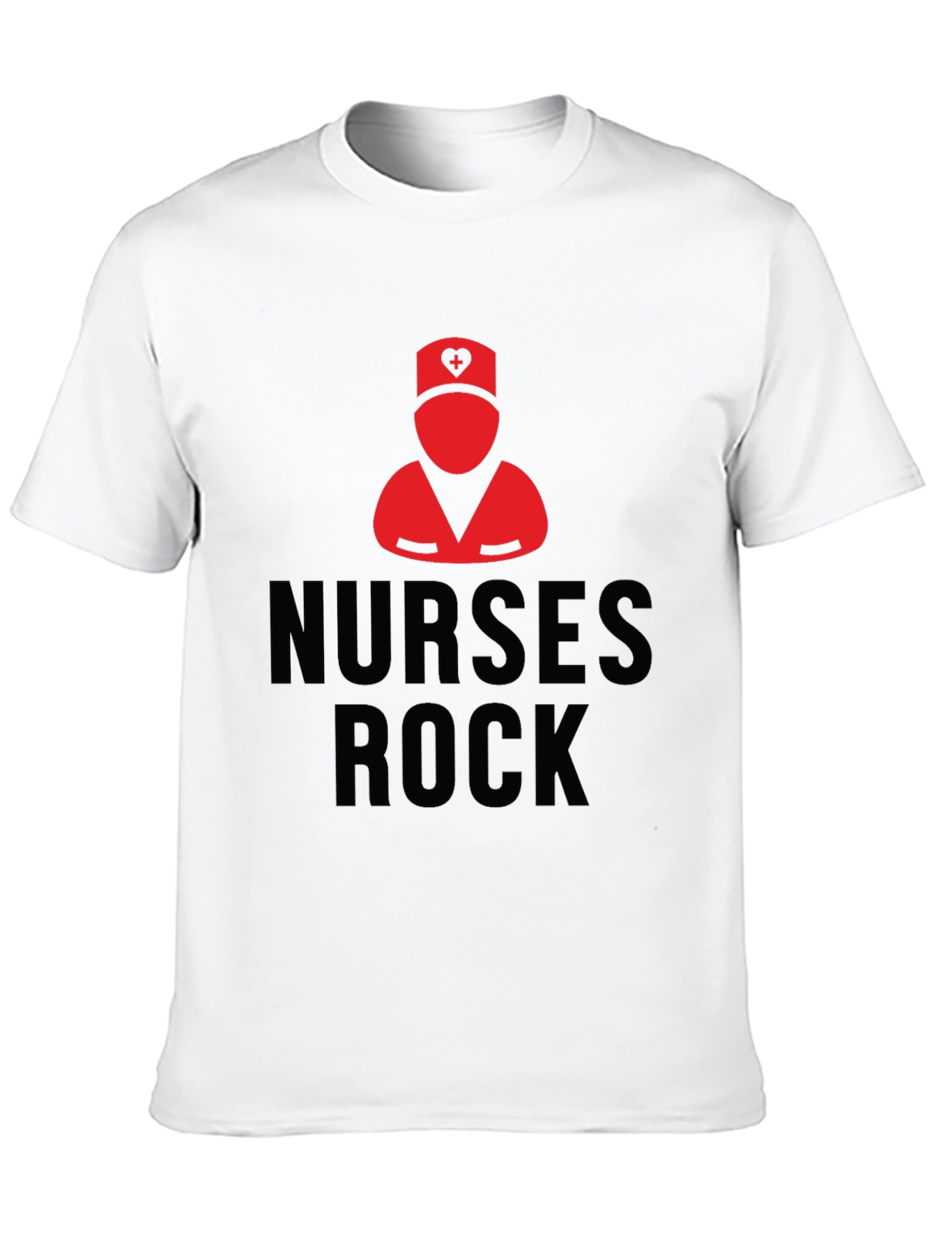 Nurses Rock Black T-Shirt | Nurse Pride Apparel