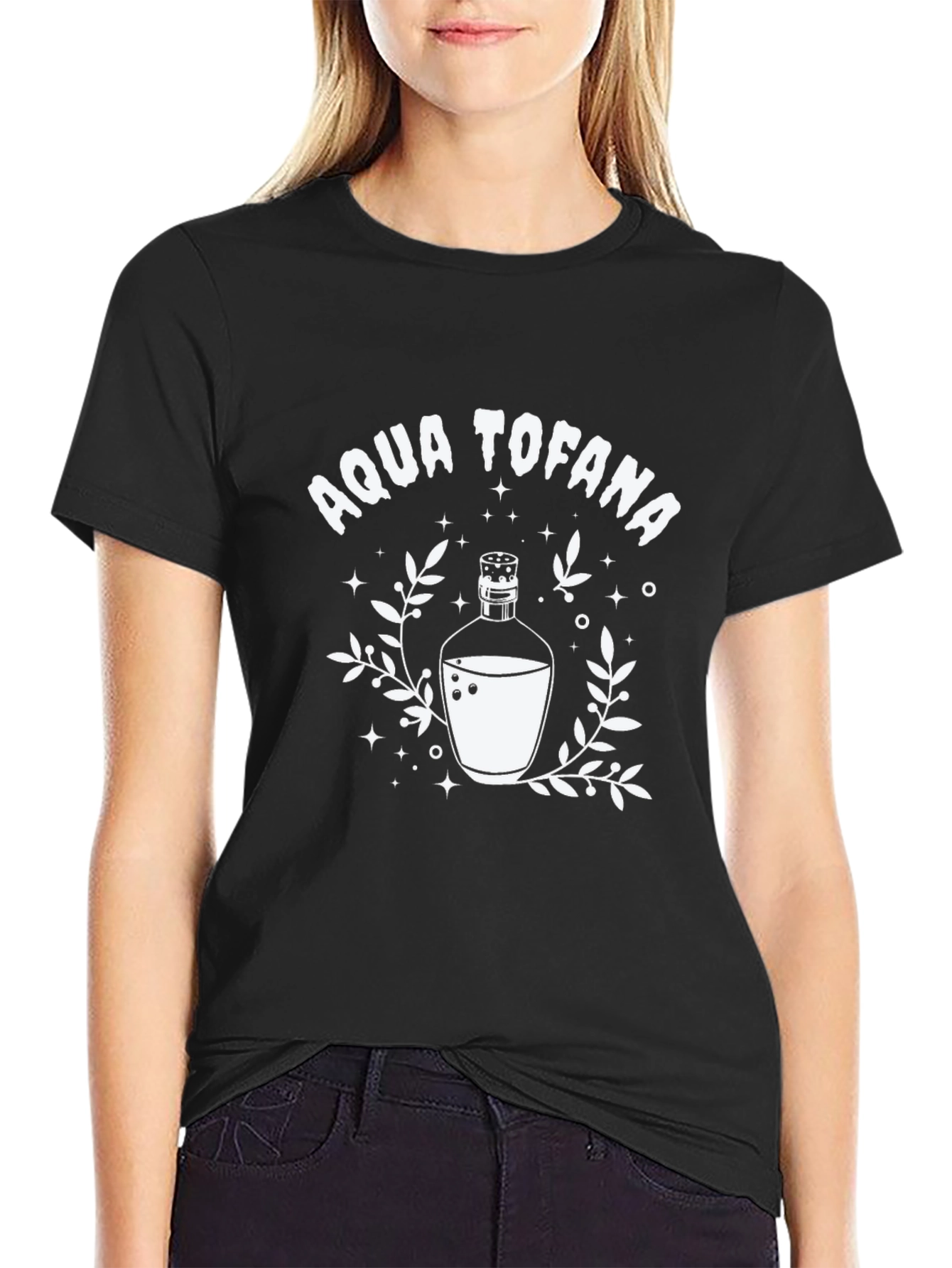 Aqua Tofana Graphic Tee - Poison Bottle T-Shirt