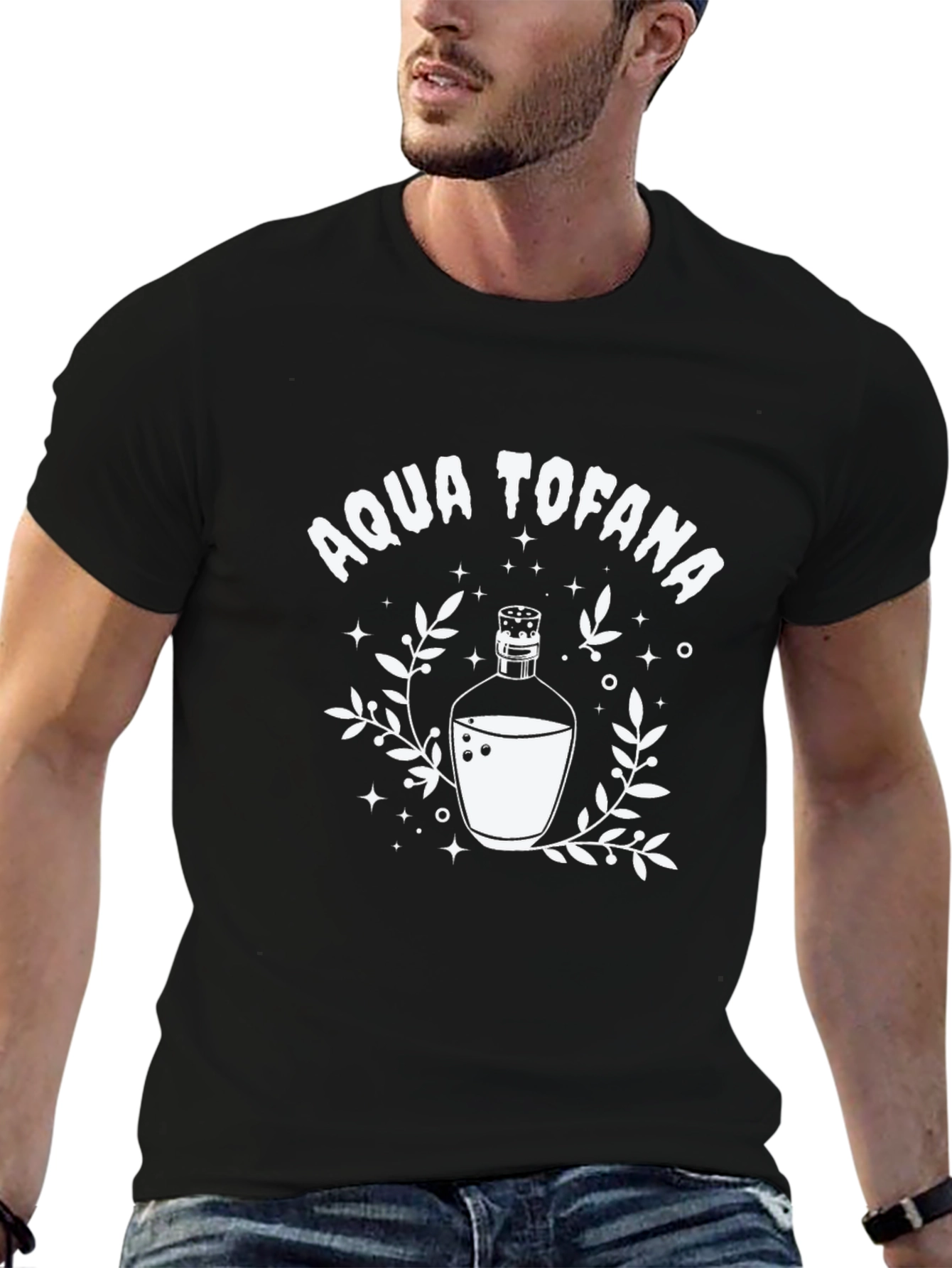 Aqua Tofana Graphic Tee - Poison Bottle T-Shirt