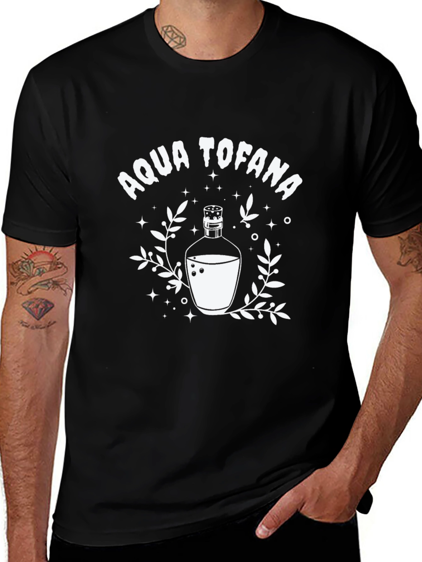 Aqua Tofana Graphic Tee - Poison Bottle T-Shirt
