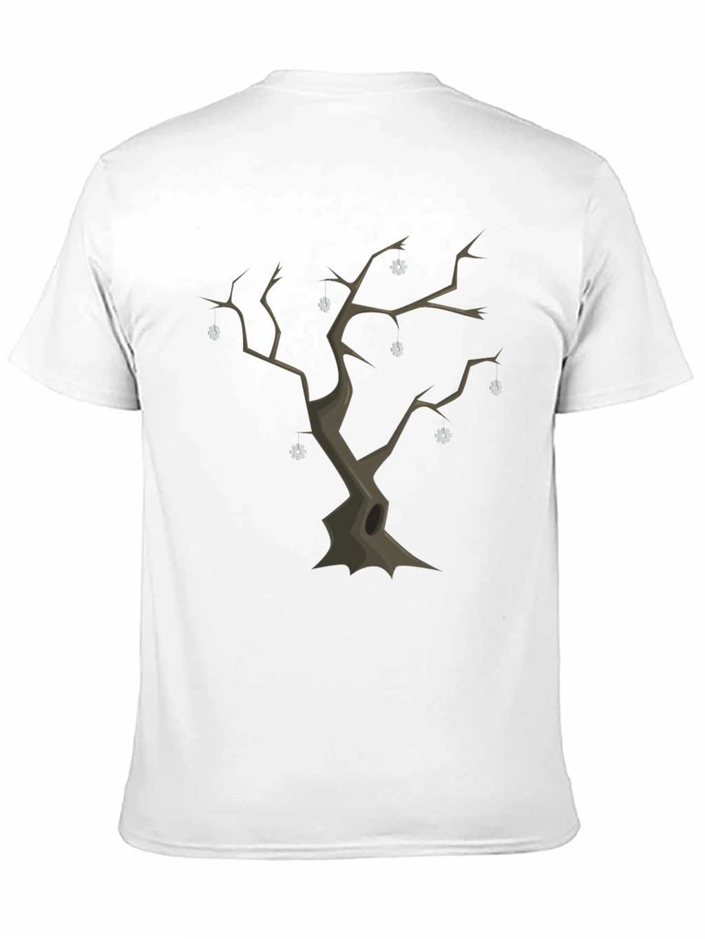 Spooky Tree Graphic Tee - Unique Halloween Shirt
