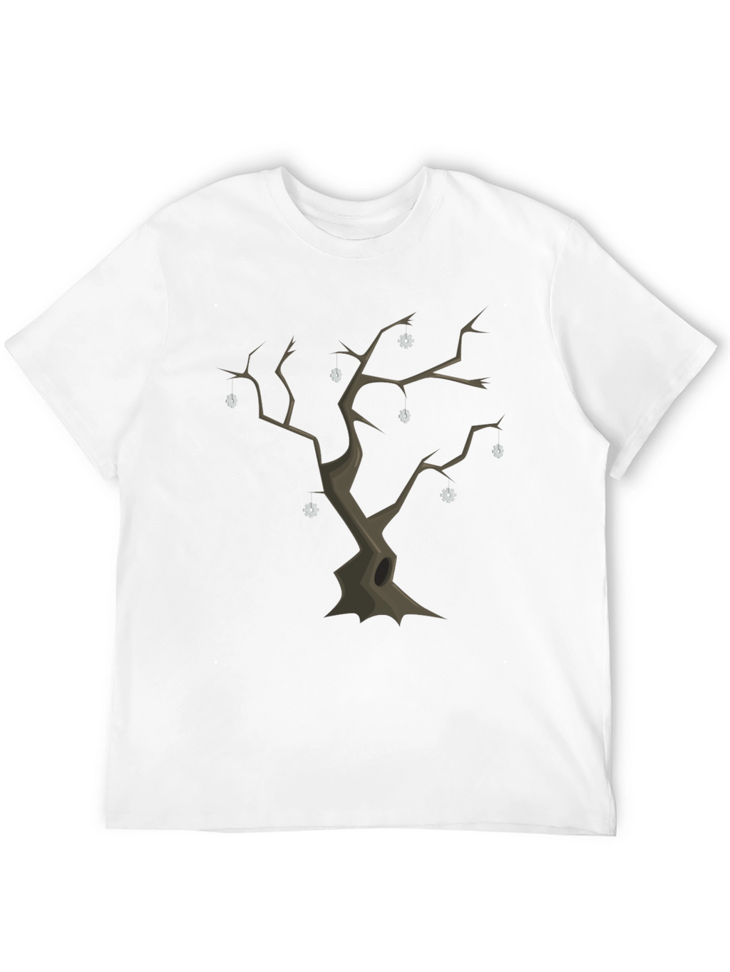 Spooky Tree Graphic Tee - Unique Halloween Shirt