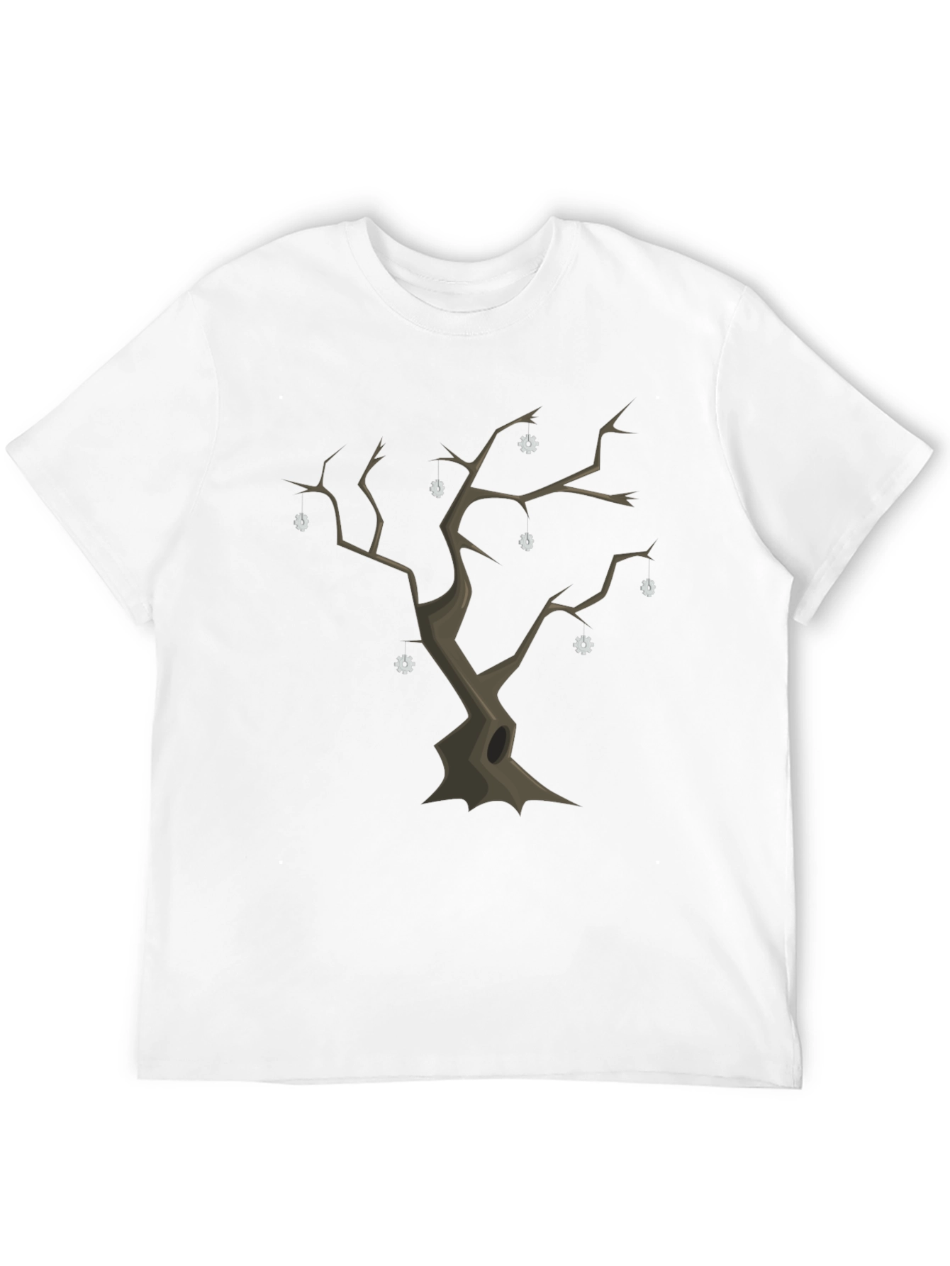 Spooky Tree Graphic Tee - Unique Halloween Shirt