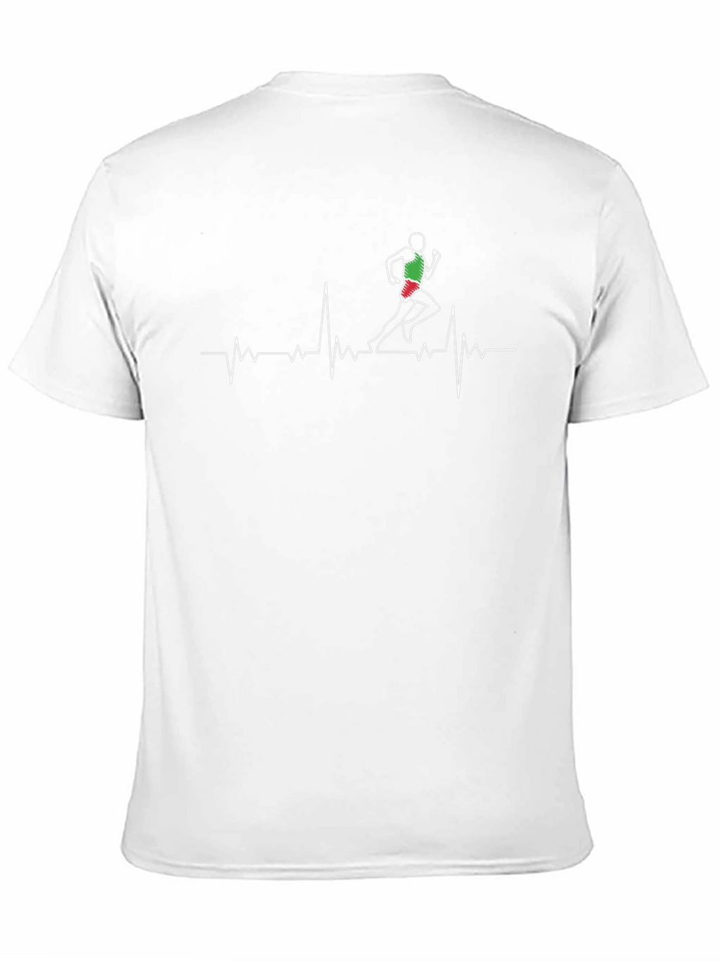 Runner Heartbeat T-Shirt - Black Stylish Graphic Tee
