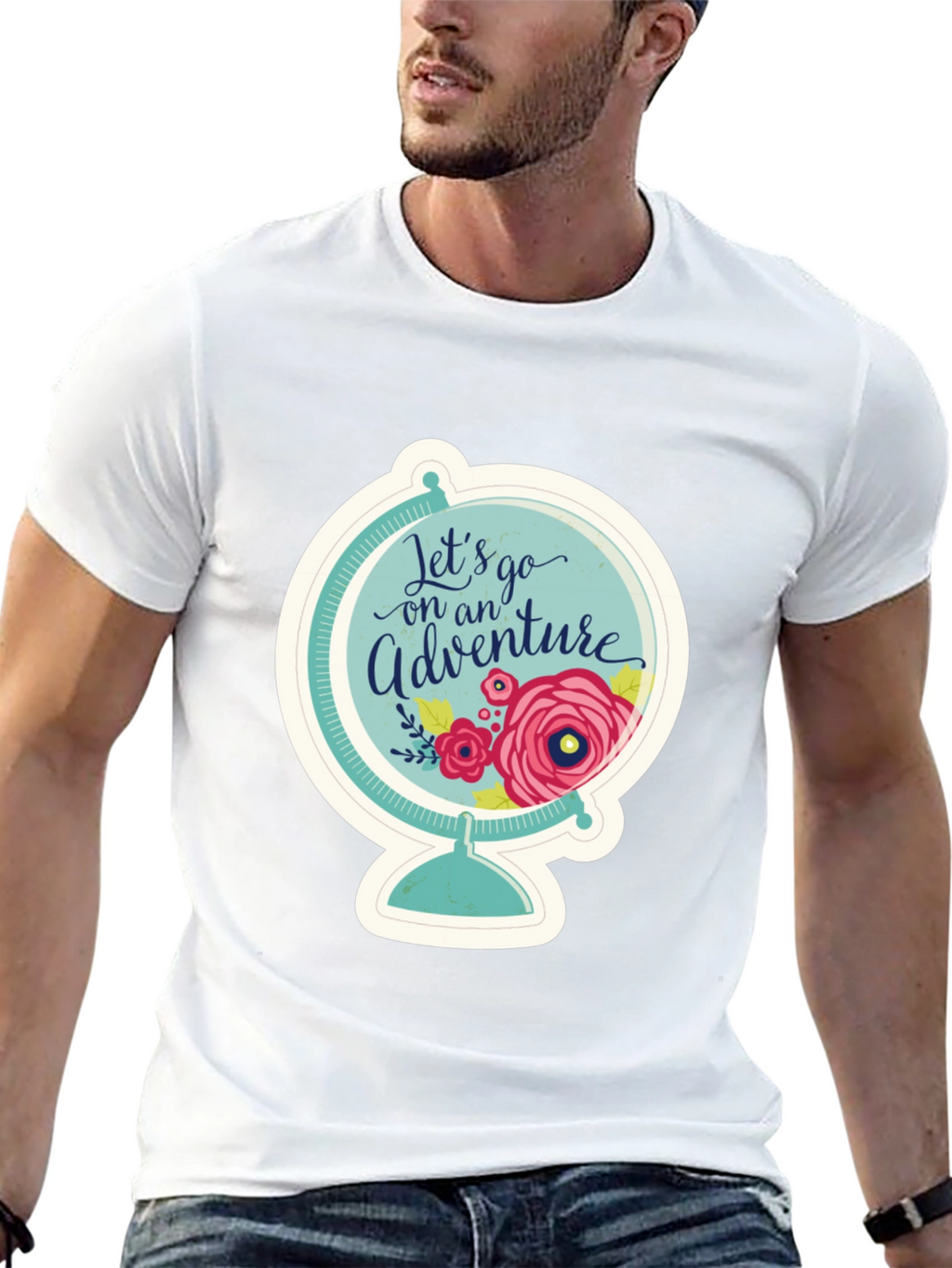 Adventure Awaits Globe Graphic Tee