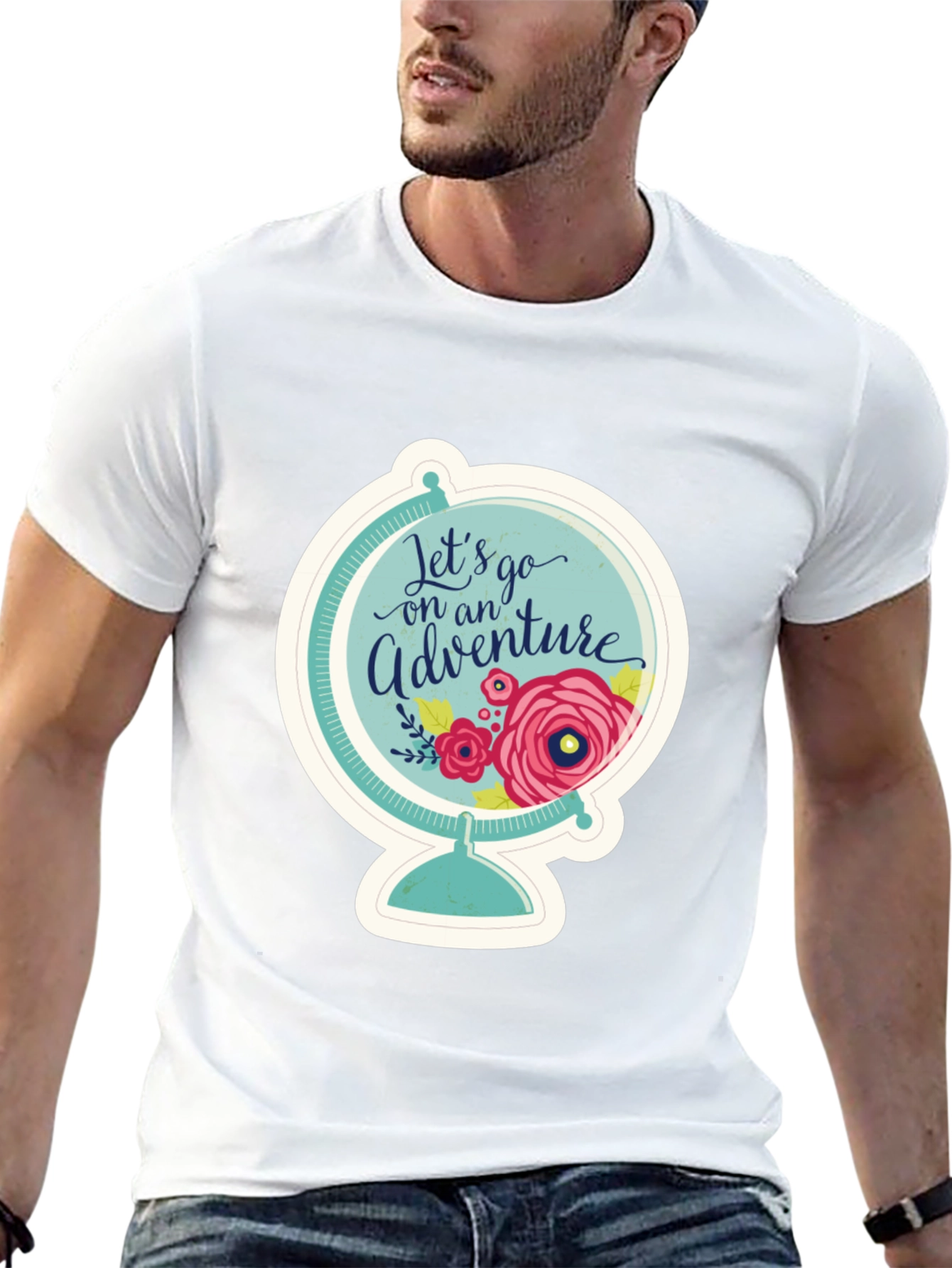 Adventure Awaits Globe Graphic Tee