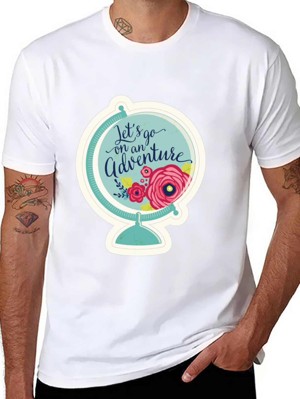 Adventure Awaits Globe Graphic Tee