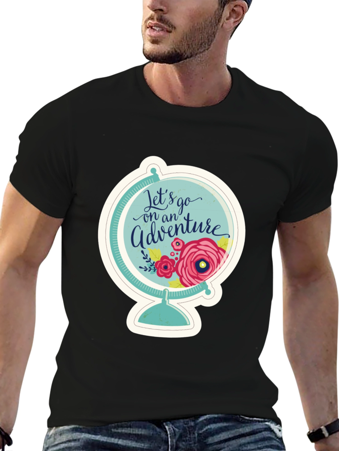 Adventure Awaits Globe Graphic Tee