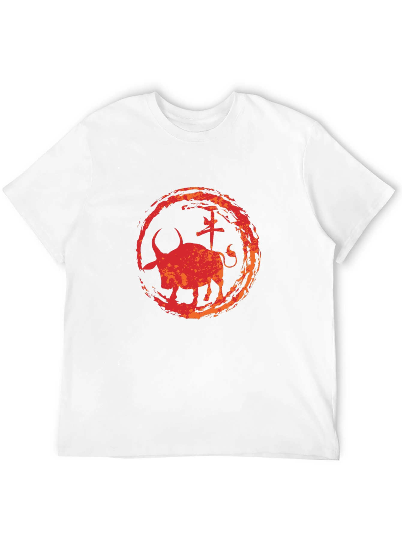 Ox Zodiac Graphic Tee - Black