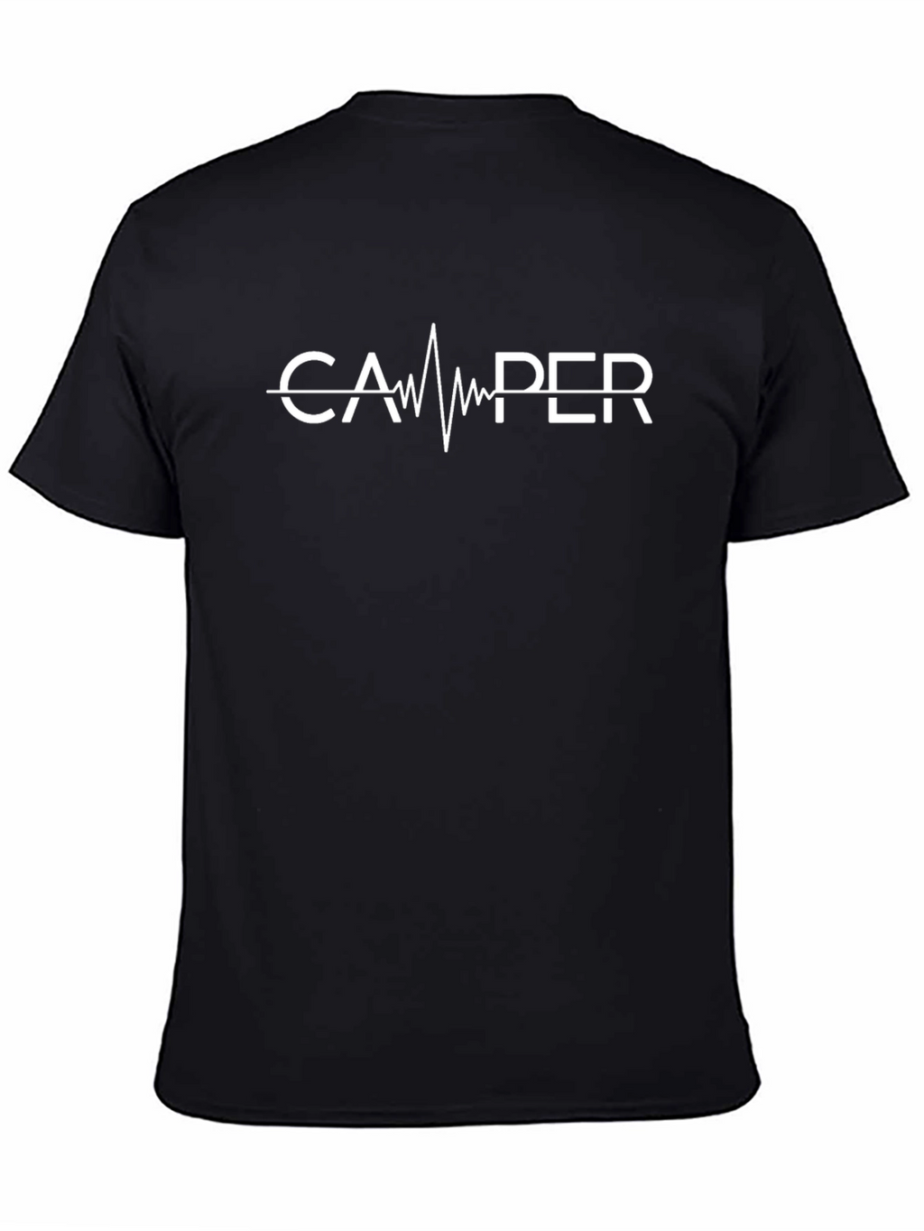 Camper Heartbeat T-Shirt - Black Graphic Tee