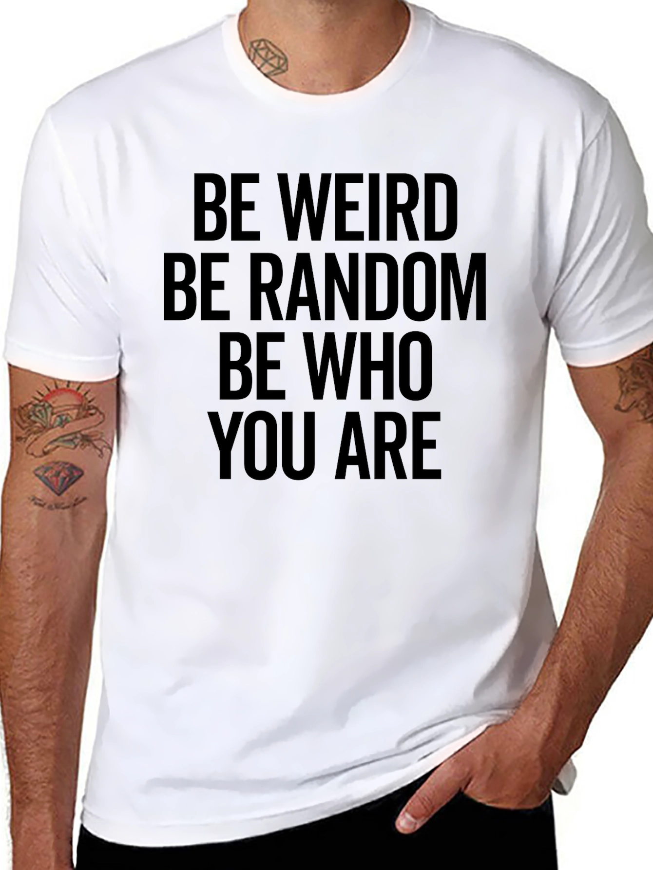Be Weird Random T-Shirt - Comfort Fit