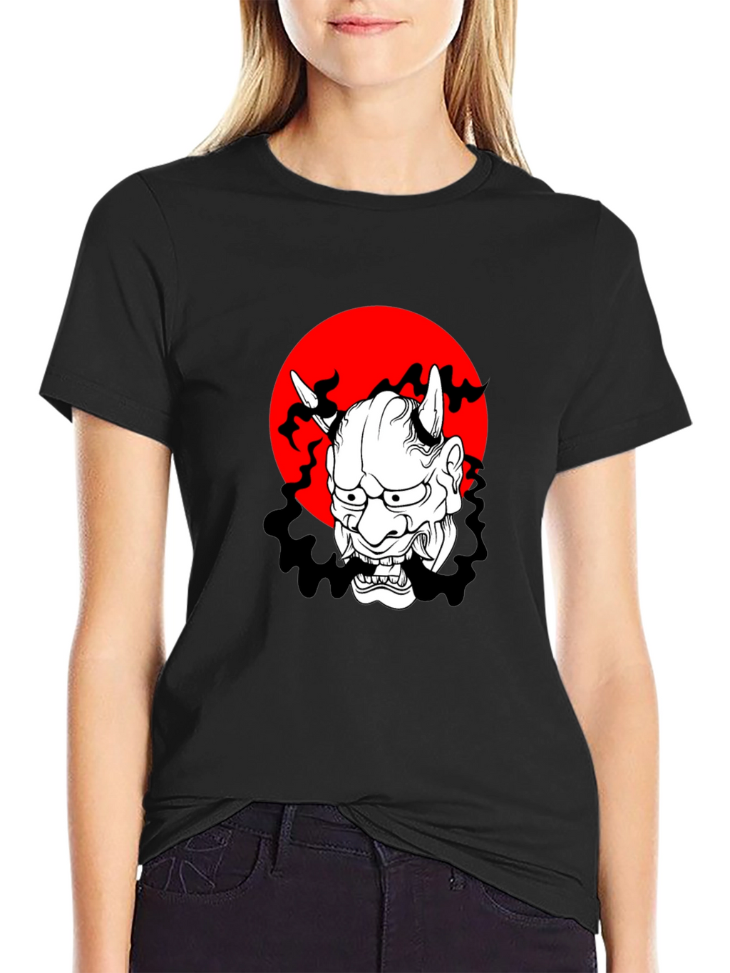 Mens Oni Mask Graphic Tee