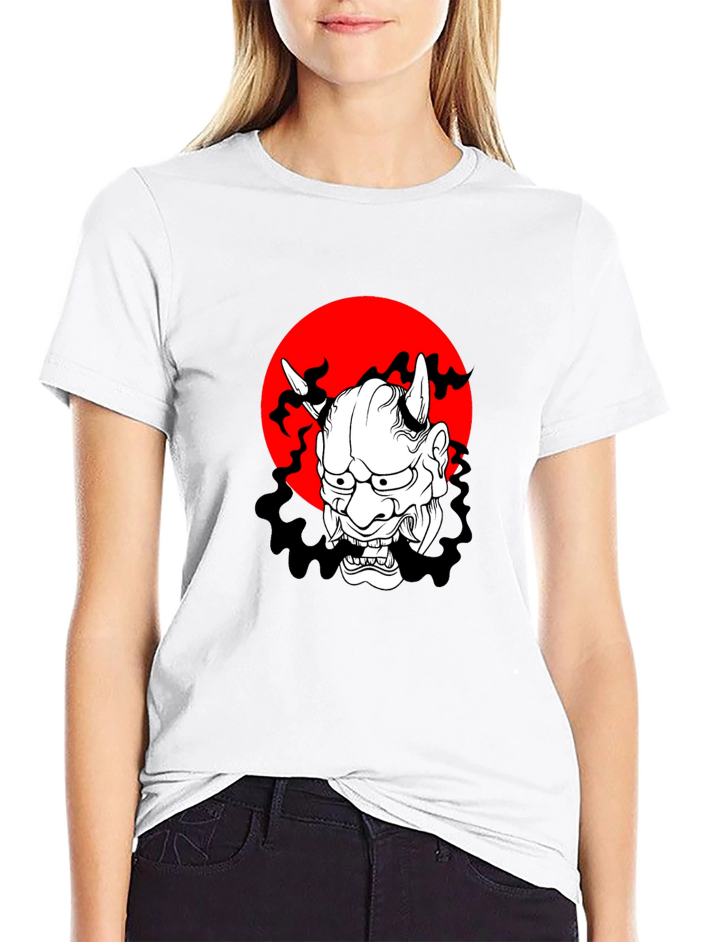Mens Oni Mask Graphic Tee