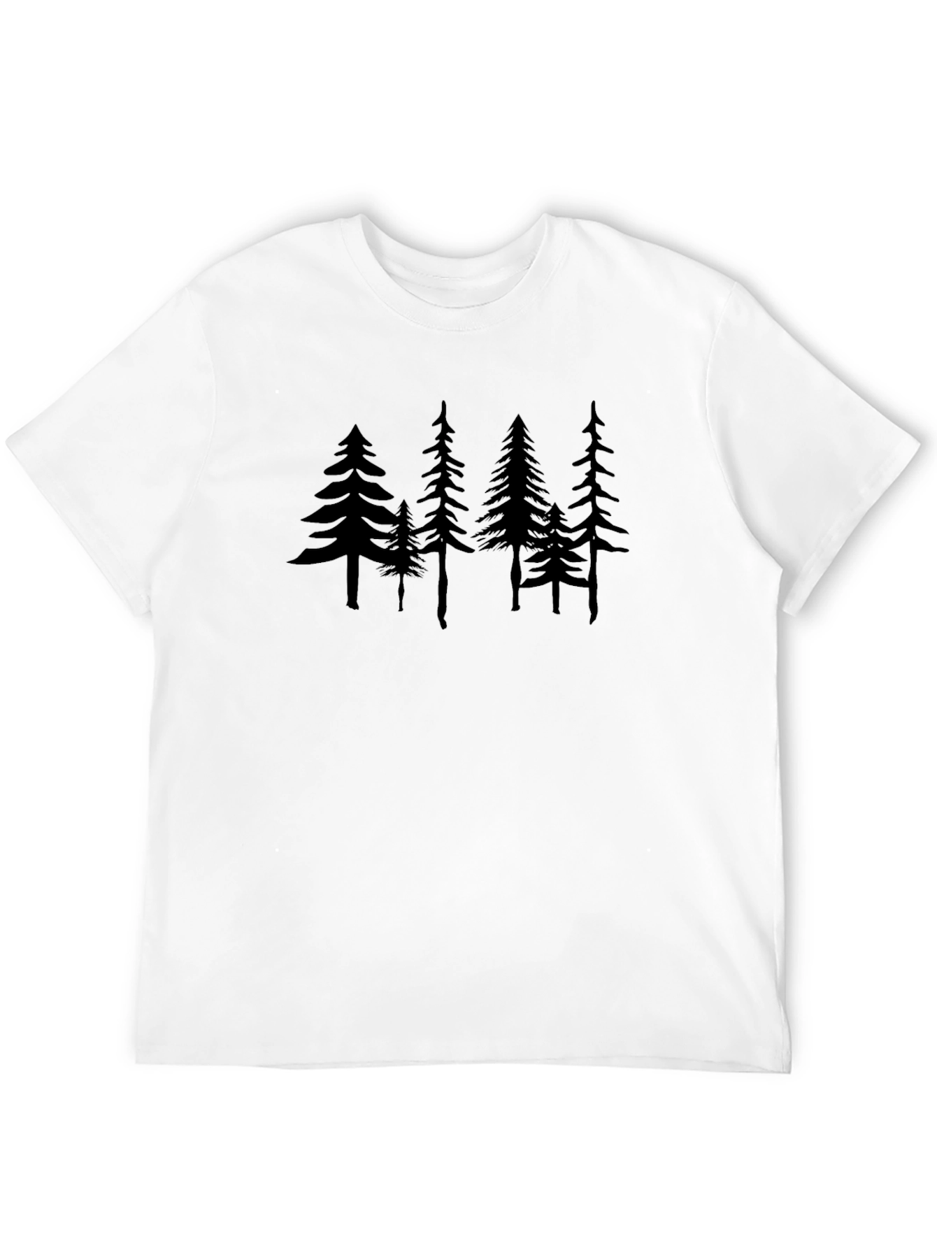 Forest Graphic Tee - Nature Lovers Black T-Shirt