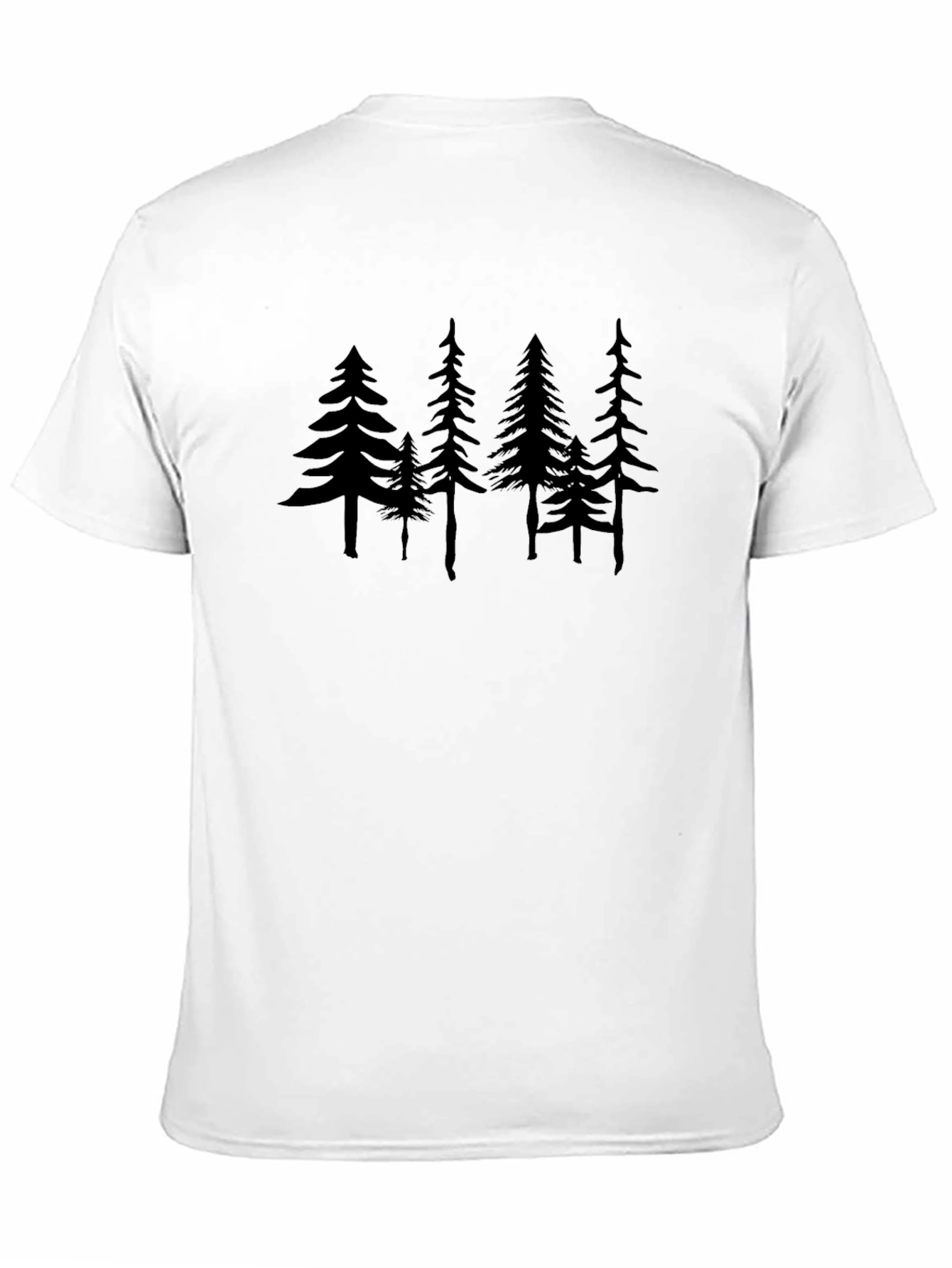 Forest Graphic Tee - Nature Lovers Black T-Shirt