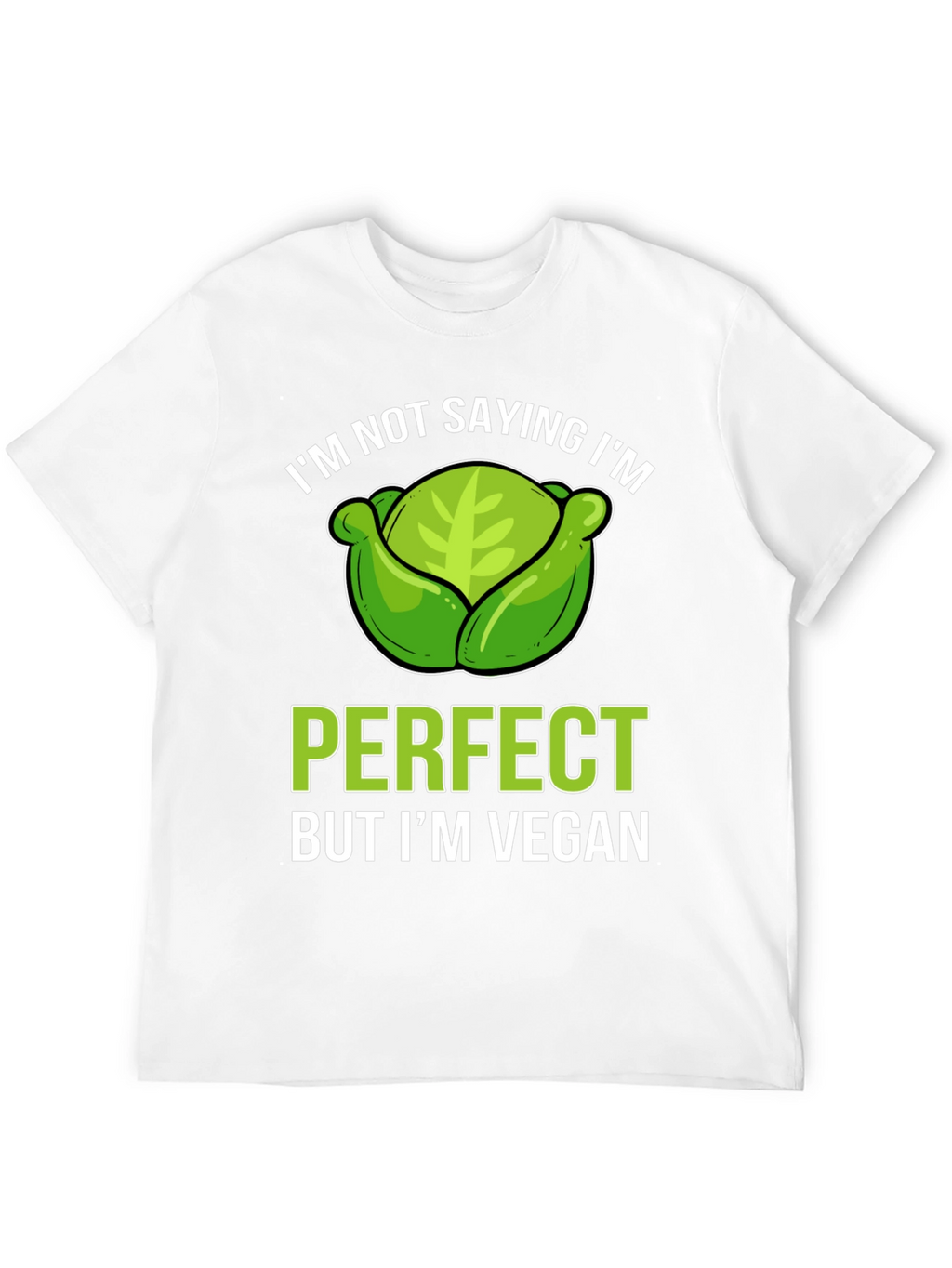 Vegan Cabbage T-Shirt - Perfect & Proud
