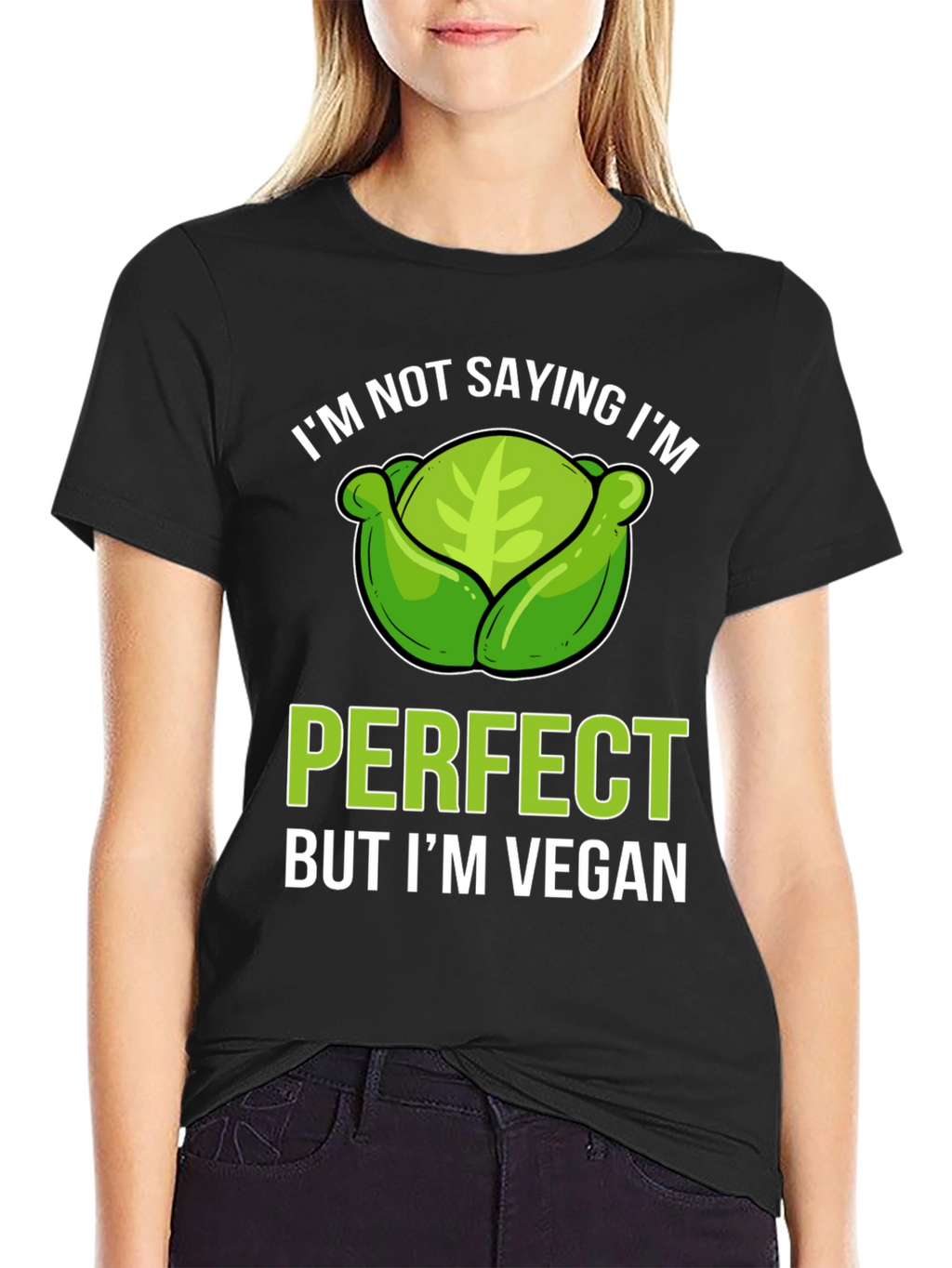 Vegan Cabbage T-Shirt - Perfect & Proud