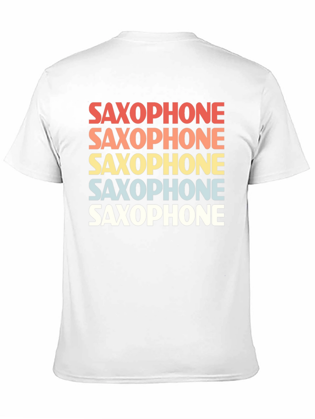 Retro Saxophone T-Shirt - Music Lover Tee